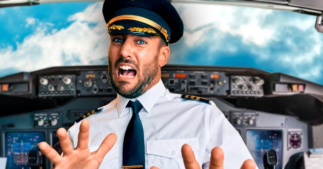 A photo of a scared pilot. | Photo: Shutterstock