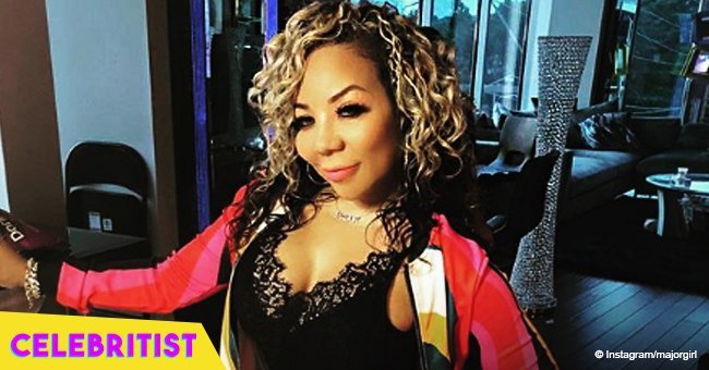 Tiny Harris melts hearts with pic of T.I. and daughter Heiress on 'father and daughter spa day'