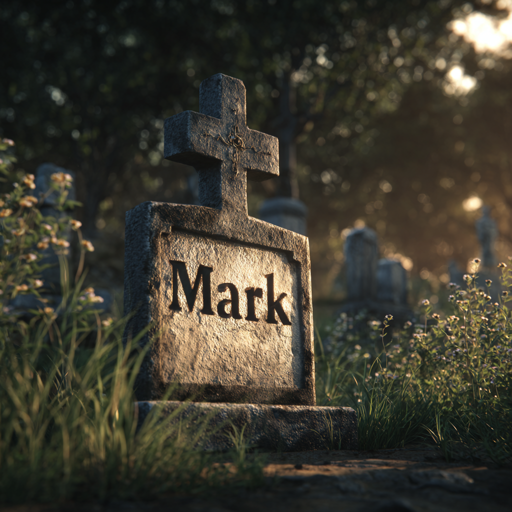 Close-up shot of a grave | Source: Midjourney