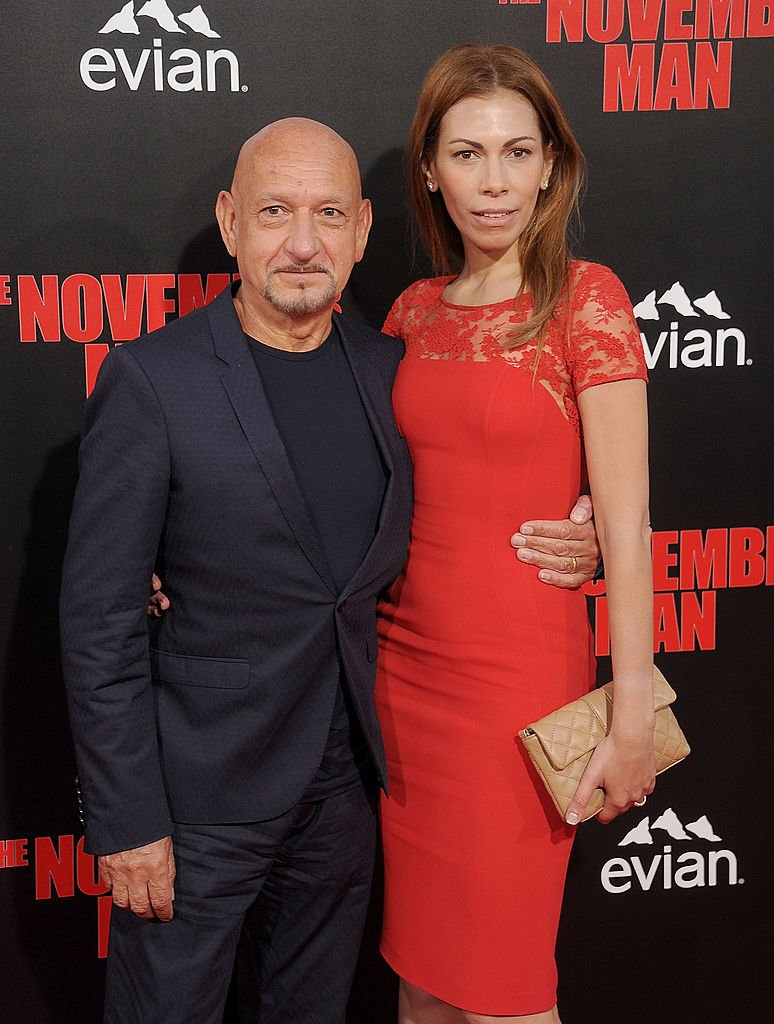 Ben Kingsley and Daniela Lavender at the Los Angeles premiere of "The November Man" at TCL Chinese Theatre on August 13, 2014 | Photo: Getty Images