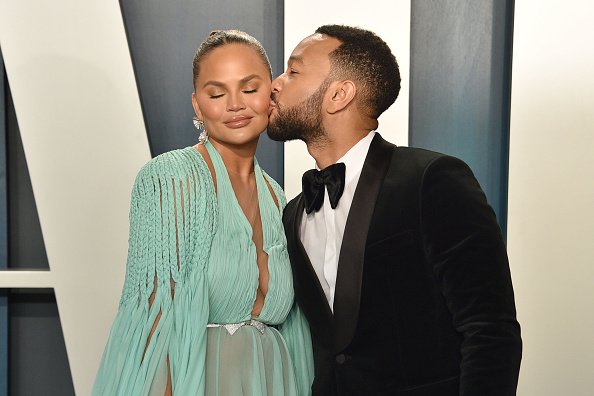 Chrissy Teigen and John Legend at Wallis Annenberg Center for the Performing Arts on February 09, 2020 in Beverly Hills, California. | Photo: Getty Images