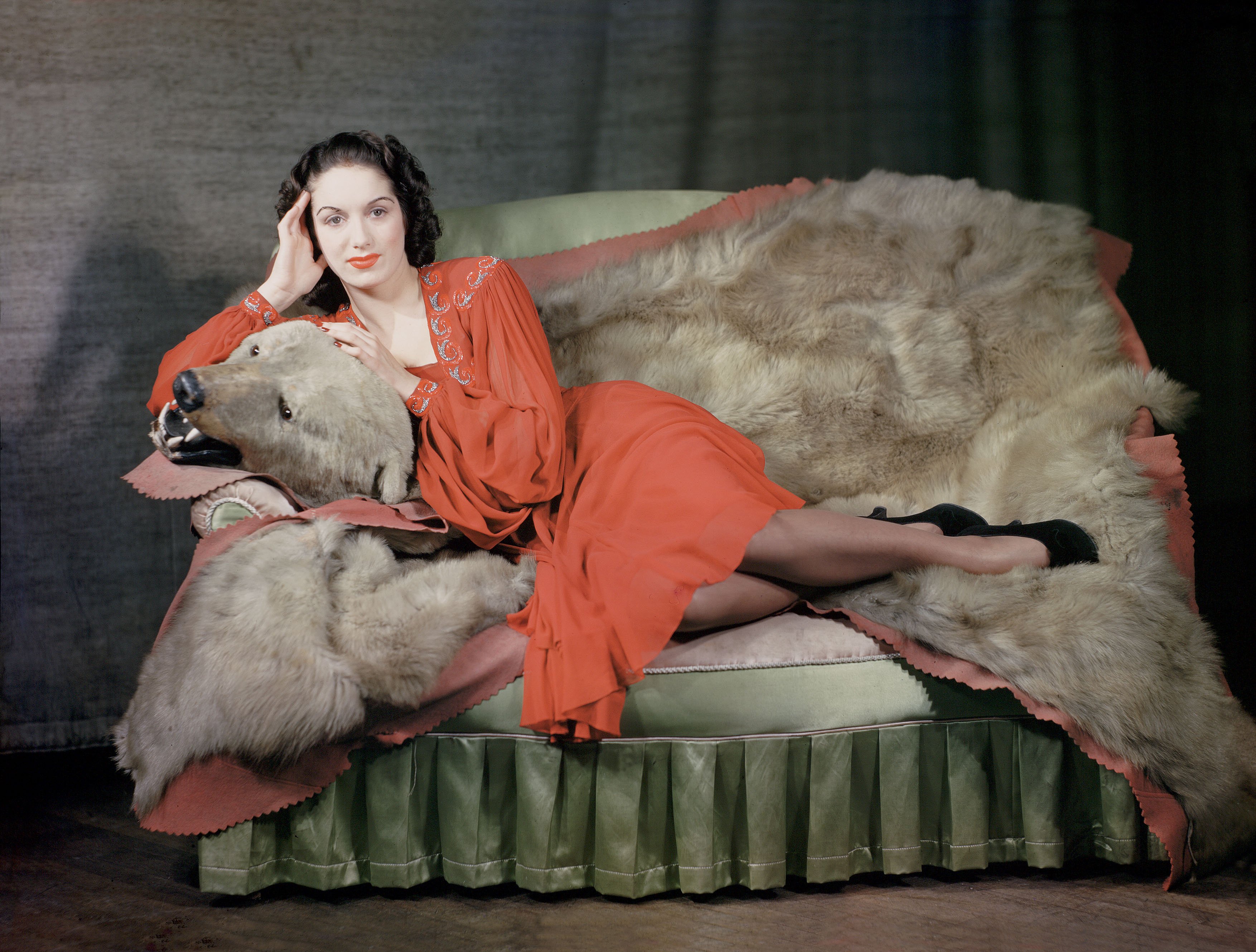 Pat Kirkwood circa 1943 en Londres. | Foto: Getty Images