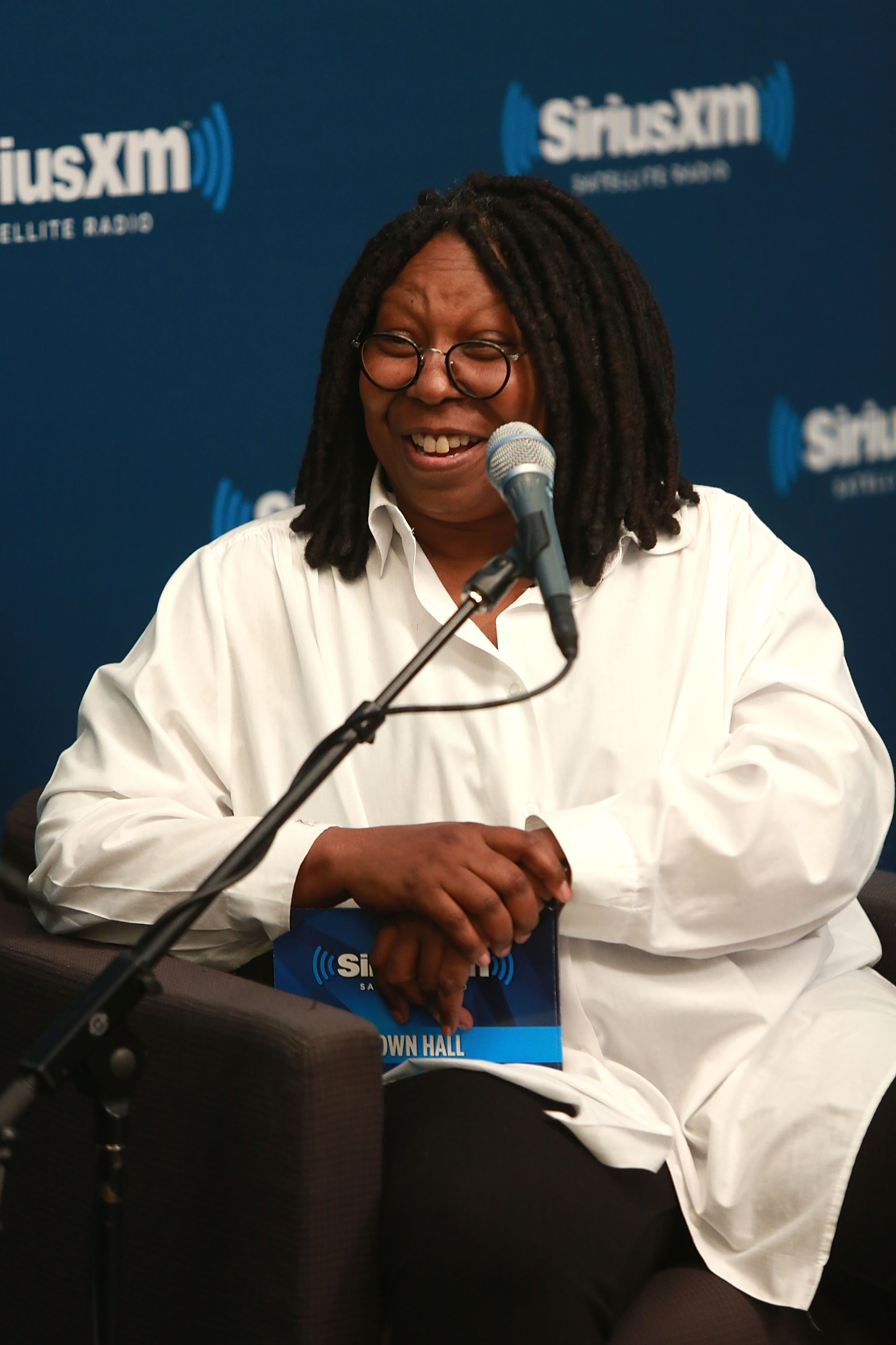 Whoopi Goldberg at SiriusXM's "Town Hall" series at SiriusXM Studios on September 25, 2013, in New York. | Source: Getty Images