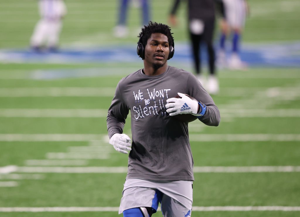 Kerryon Johnson at Ford Field on November 01, 2020 in Detroit | Photo: Getty Images