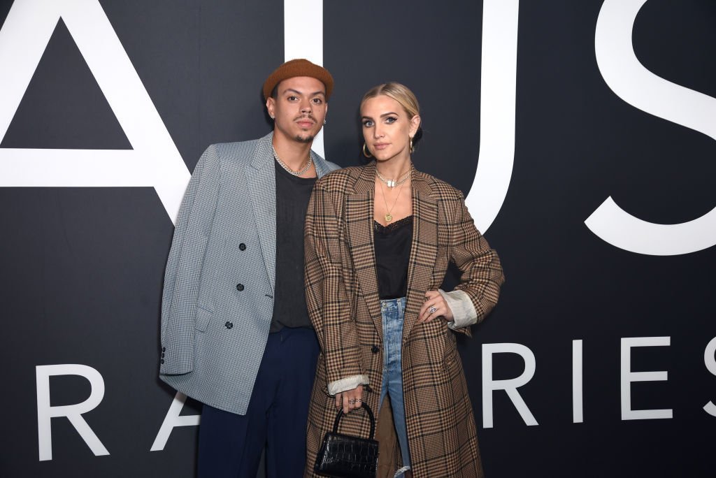 Evan Ross and Ashlee Simpson attend Lady Gaga Celebrates the Launch of Haus Laboratories at Barker Hangar | Photo: Getty Images