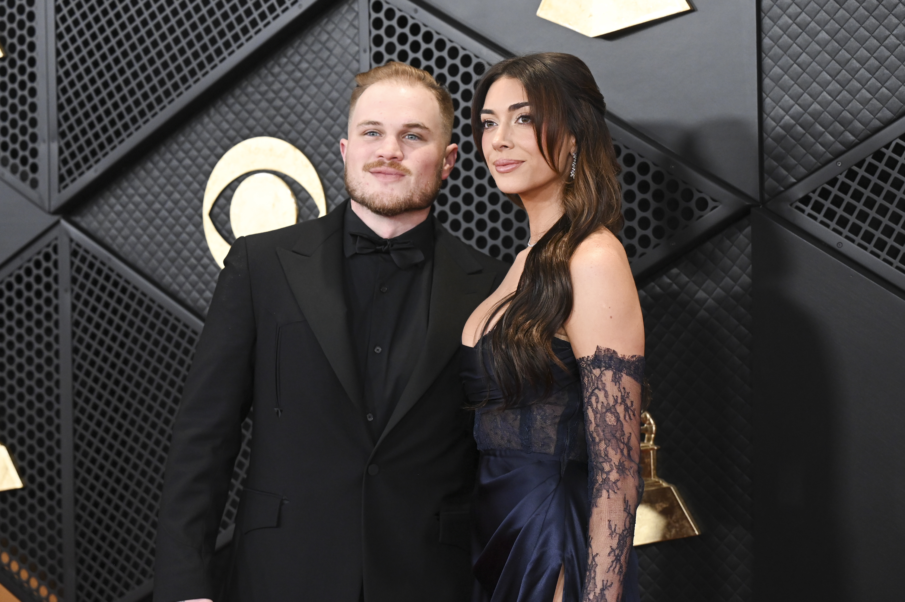 Zach Bryan and Brianna LaPaglia at the 66th Annual GRAMMY Awards on February 4, 2024 | Source: Getty Images