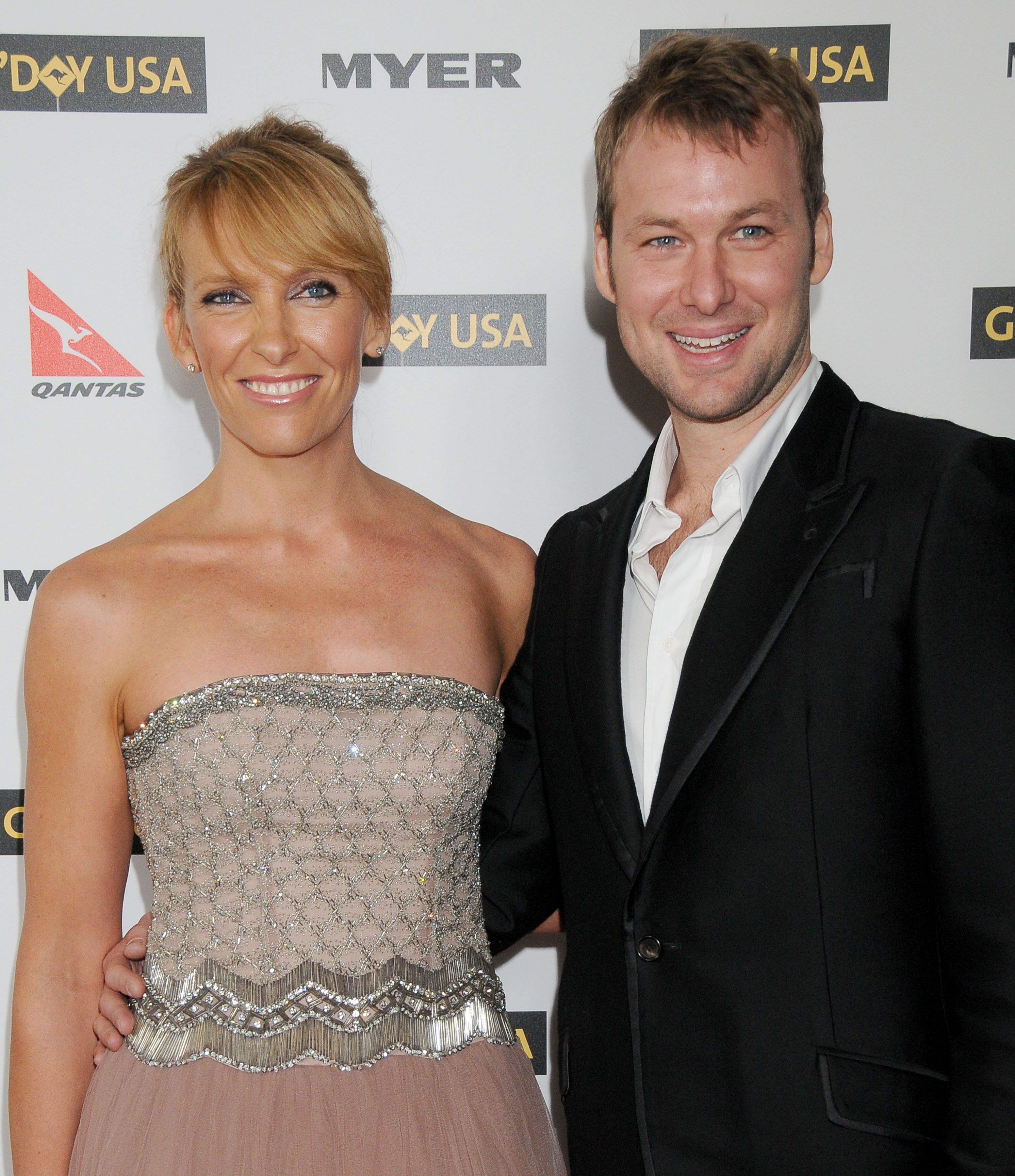 Toni Collette and Dave Galafassi at G'Day USA 2010 Los Angeles Black Tie Gala in Hollywood | Source: Getty Images