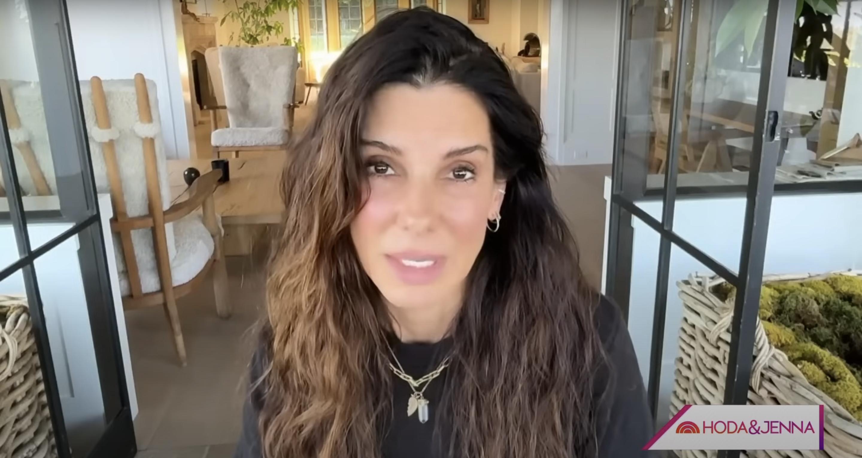 A screenshot of Sandra Bullock wishing Hoda Kotb a happy birthday in a video posted on August Aug 12, 2024 | Source: YouTube/@HodaAndJenna