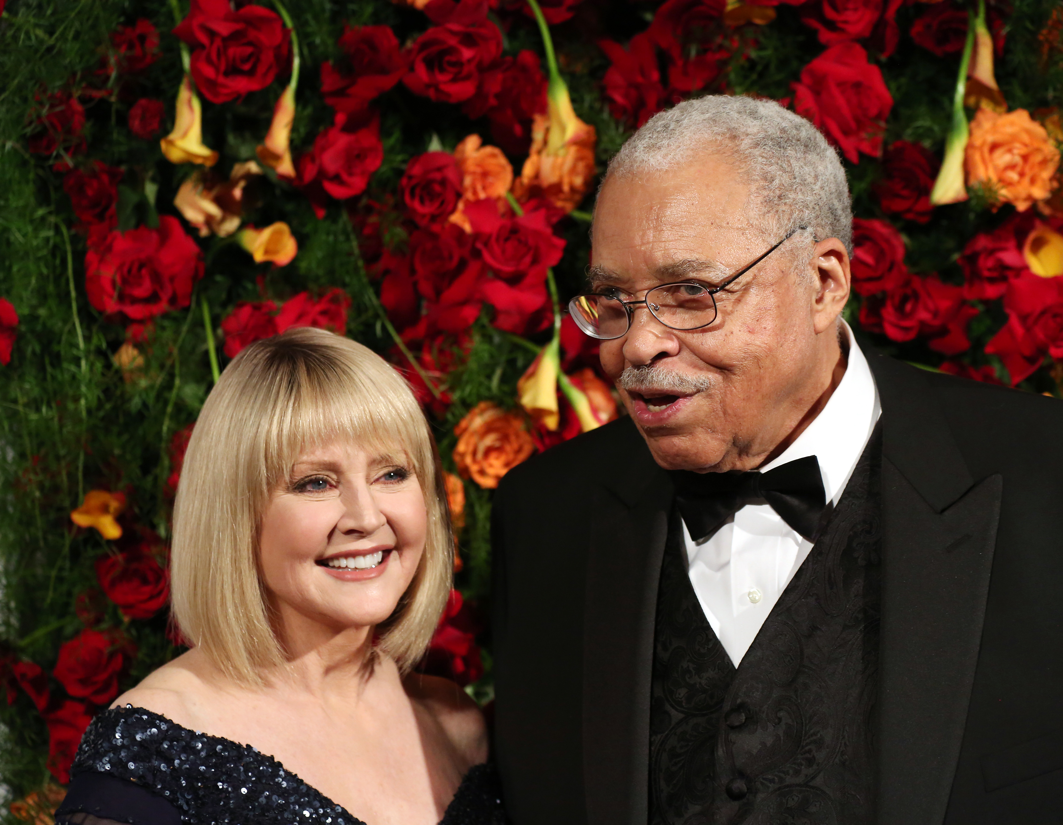 Celia Hart Jones and James Earl Jones attend the American Theatre Wing honors James Earl Jones on September 28, 2015, in New York City. | Source: Getty Images