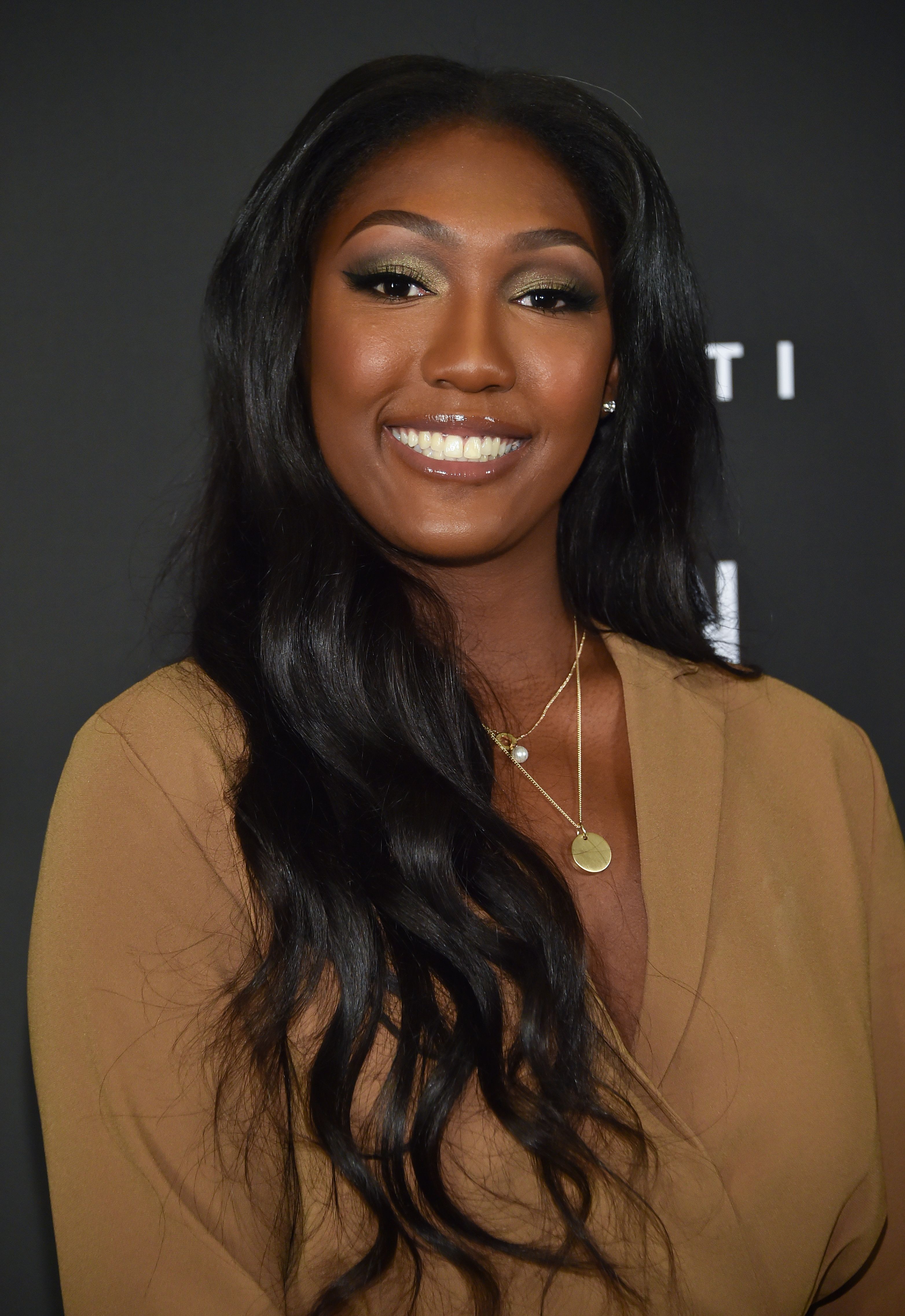 Isan Elba poses at The Four Seasons in Los Angeles, on November 14, 2018. | Source: Getty Images