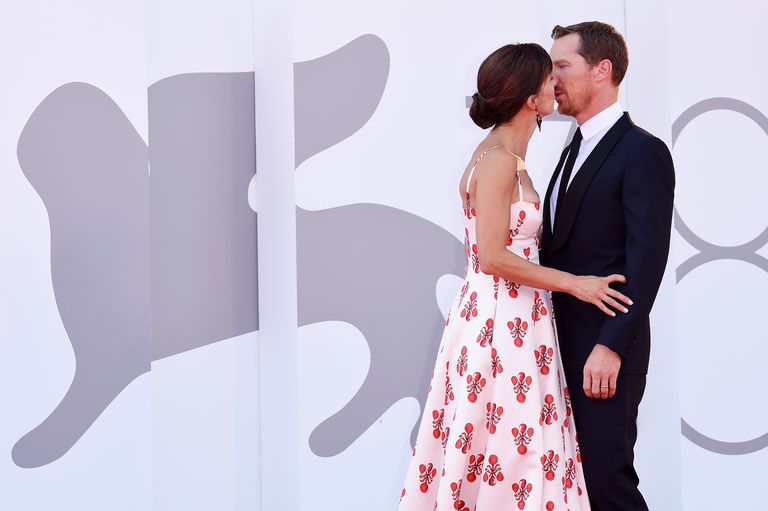 Benedict Cumberbatch and Sophie Hunter attend the red carpet of the movie "The Power Of The Dog" during the 78th Venice International Film Festival on September 02, 2021 in Venice, Italy. | Photo: Getty Images