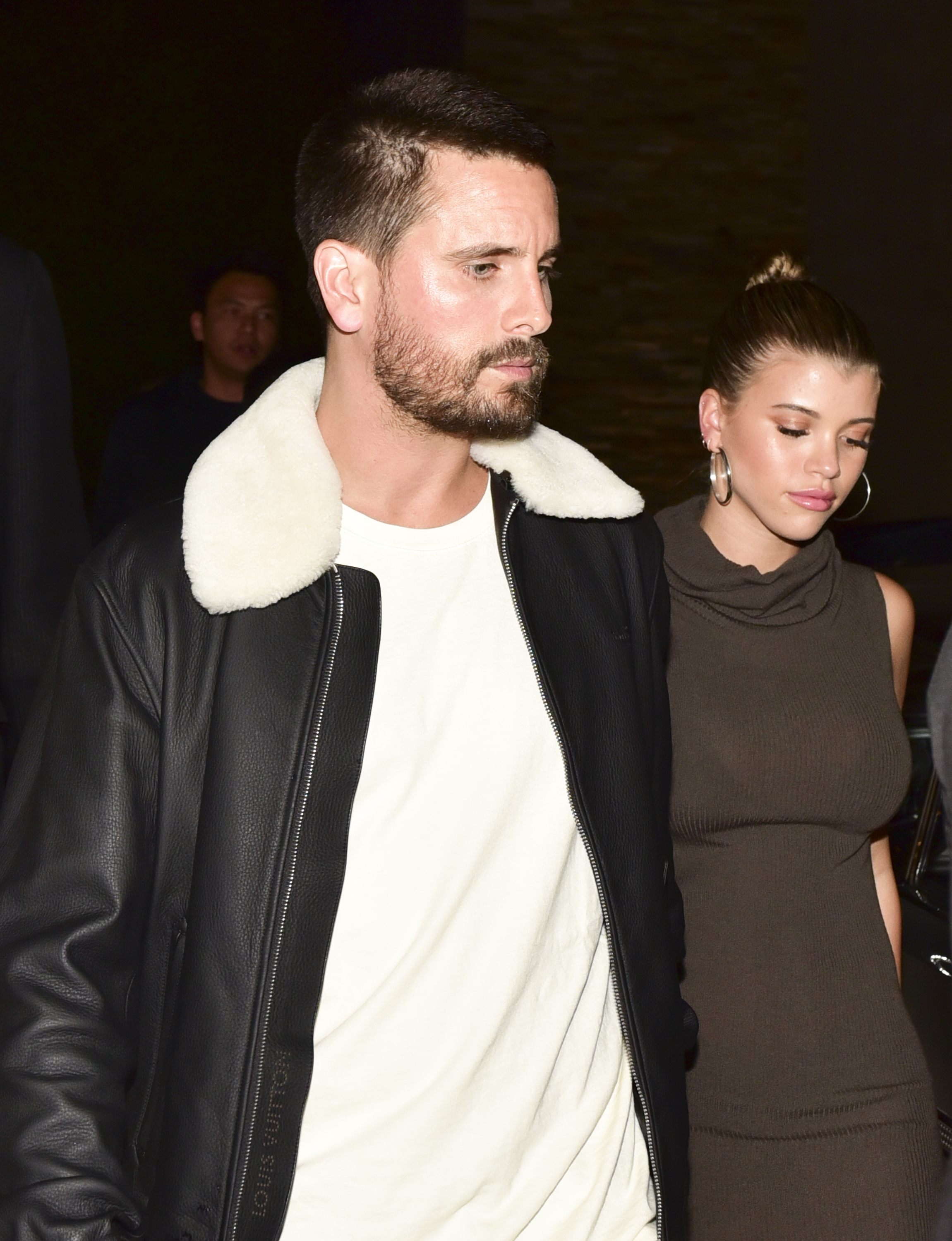 Scott Disick and Sofia Richie Grainge at the VIP Exhibit Preview for "Street Dreams" in West Hollywood, California on November 16, 2018. | Source: Getty Images