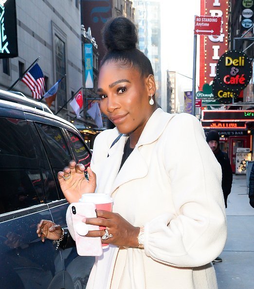 Serena Williams outside Good Morning America  in New York City.| Photo: Getty Images