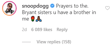 Snoop Dogg's comment on his own post | Source: Instagram/snoopdogg