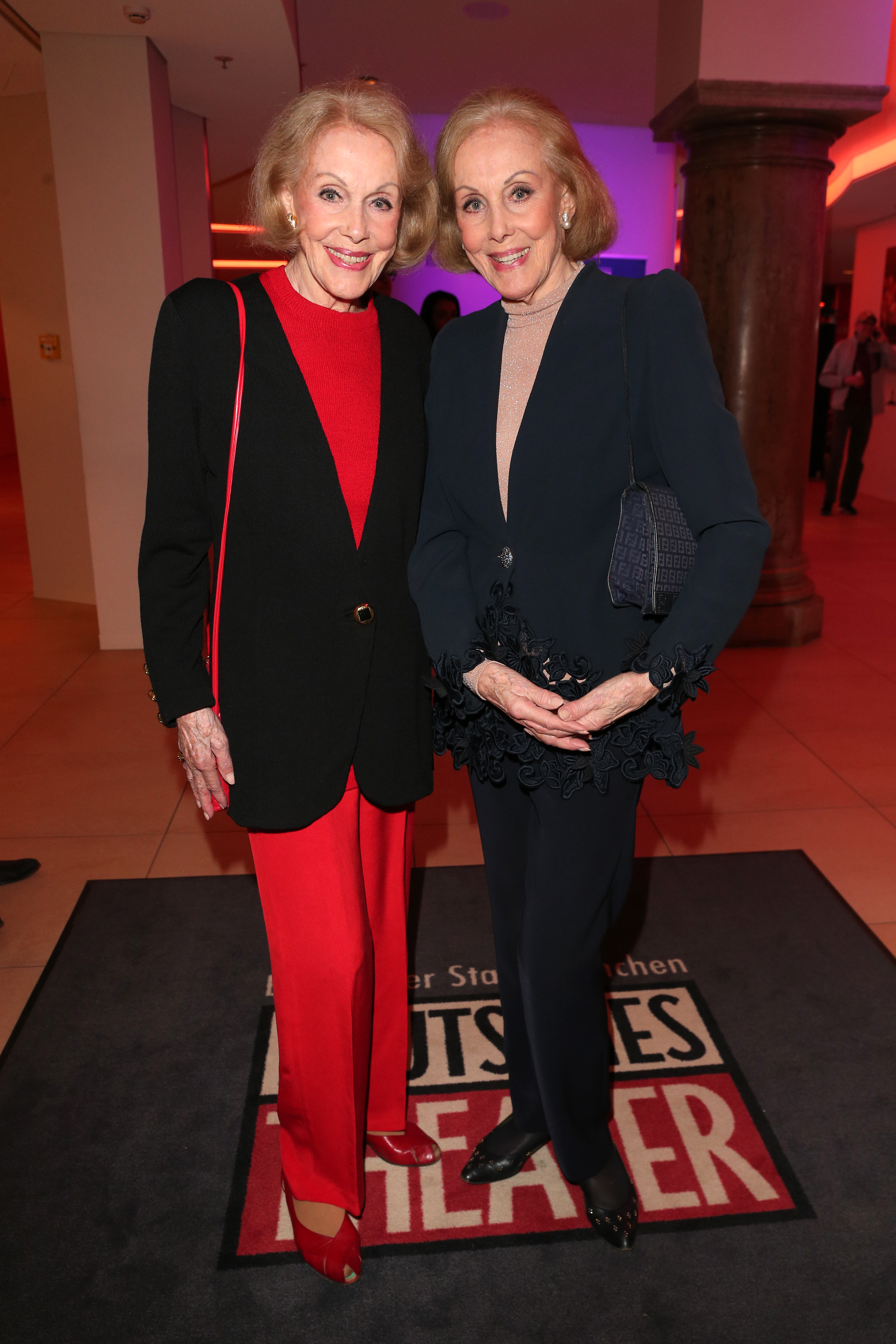 Ellen and Alice Kessler during the premiere of musical "Ein bißchen Frieden" at Deutsches Theater on May 9, 2024 in Munich, Germany | Source: Getty Images