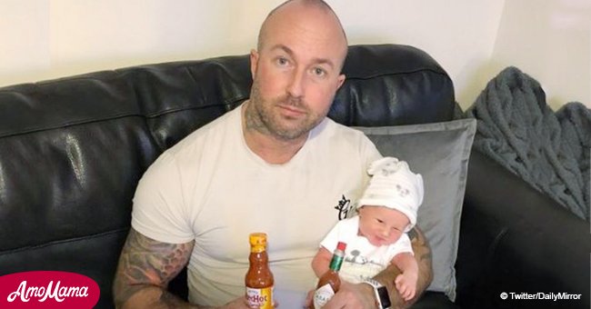 Ein Vater schreibt ein lustiges Posting über sein Baby und darauf wird die Polizei aufmerksam