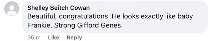 Fan comment about Kathie Lee Gifford's grandsons, dated November 29, 2023 | Source: Facebook/People