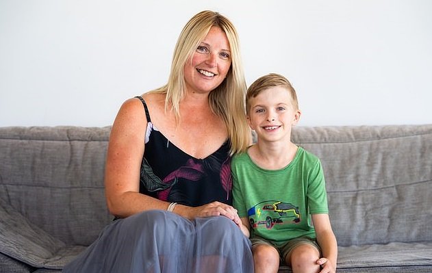 Jack Wilkinson and his mother Kristy Sturgess | Source: Daily Mail