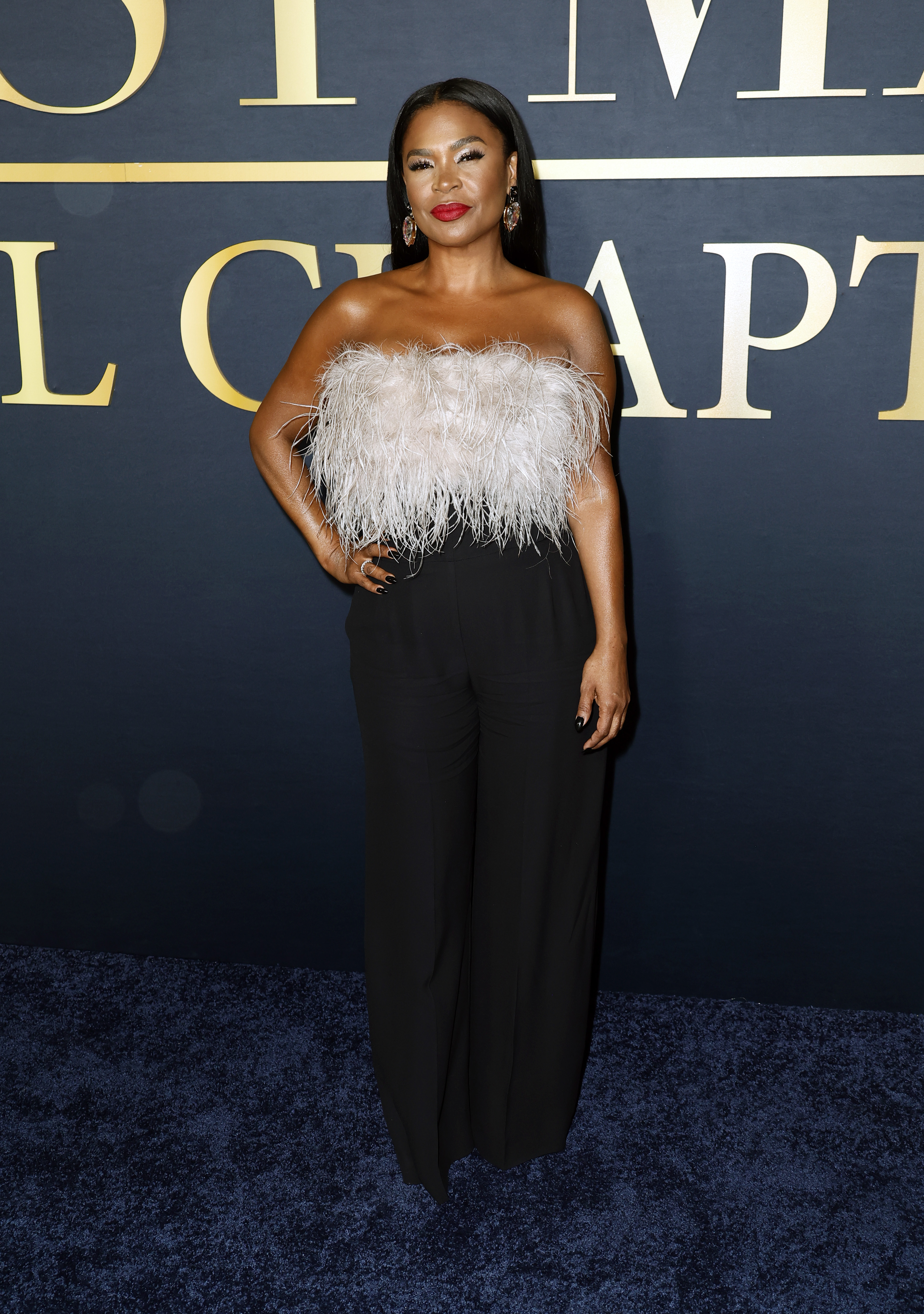 Nia Long attends Peacock's "The Best Man: The Final Chapters" premiere event at Hollywood Athletic Club on December 7, 2022, in Hollywood, California.