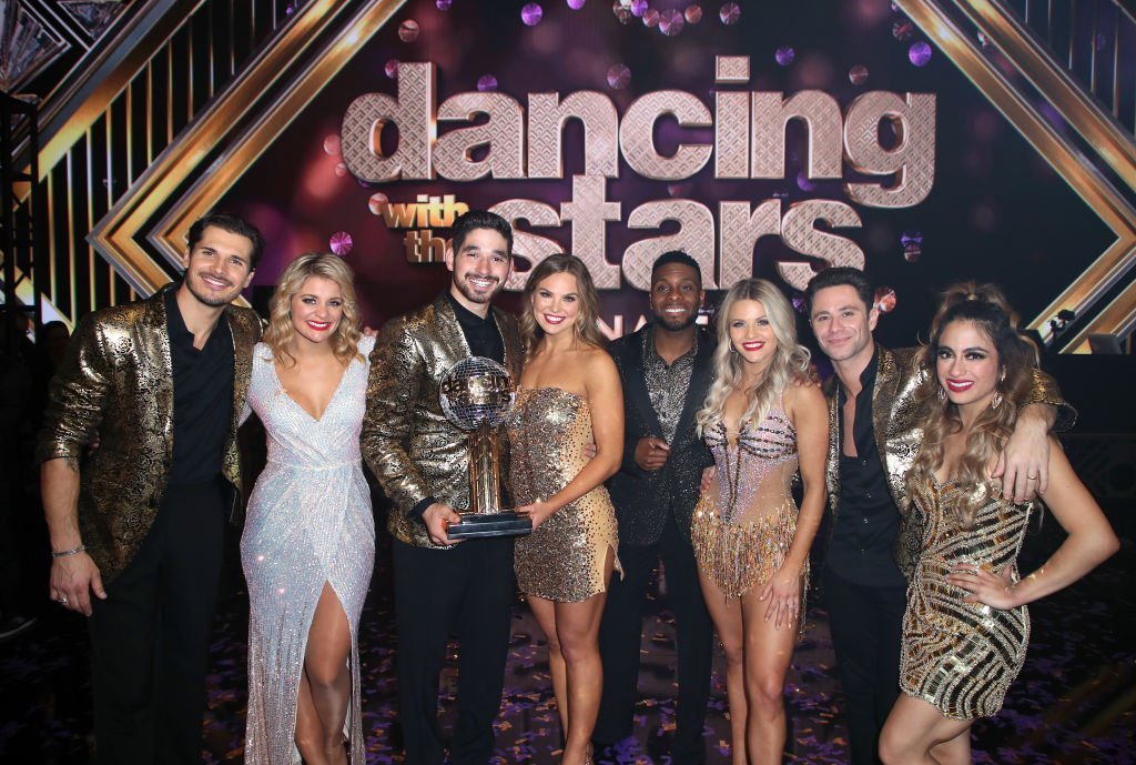  Gleb Savchenko, Lauren Alaina, Alan Bersten, Hannah Brown, Kel Mitchell, Witney Carson, Sasha Farber and Ally Brooke pose at "Dancing with the Stars" Season 28 Finale at CBS Television City  | Getty Images