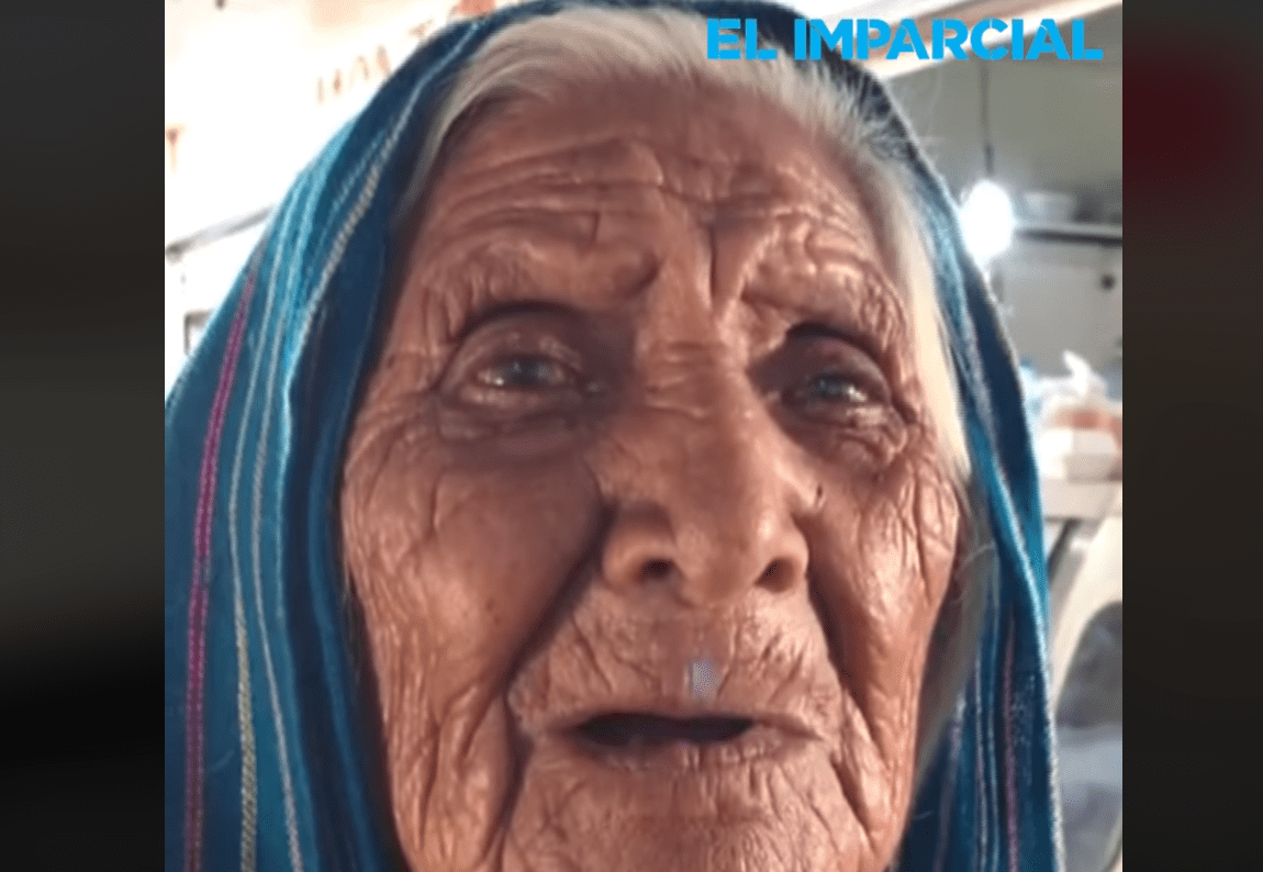 Doña Lucía en entrevista aseguró que no le pide nada a sus hijos │Imagen tomada de: Facebook / El Imparcial