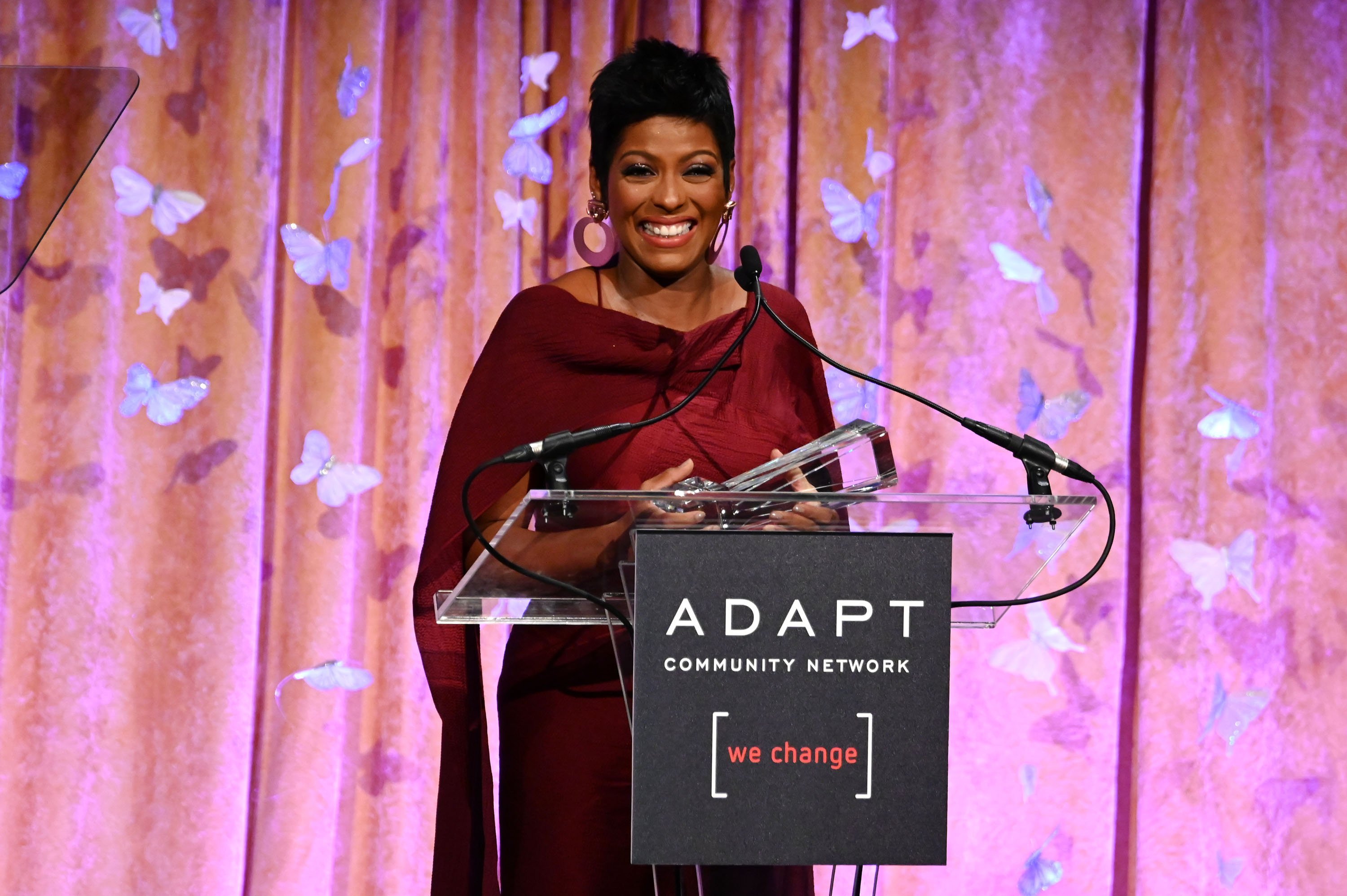 Tamron Hall speaks onstage during the 2019 2nd Annual ADAPT Leadership Awards at Cipriani 42nd Street | Photo: Getty Images