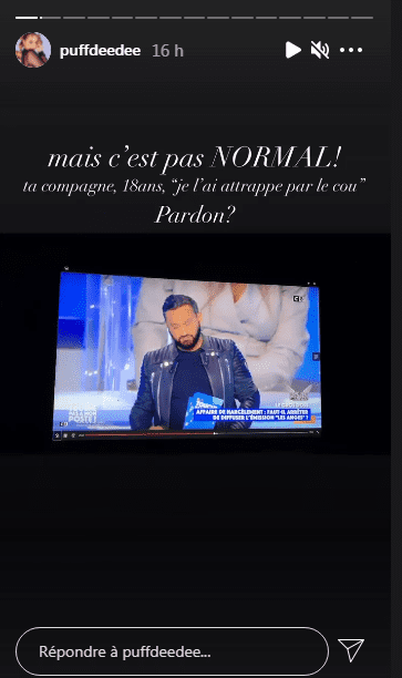 Capture d'écran. | Photo : Instagram/puffdeedee