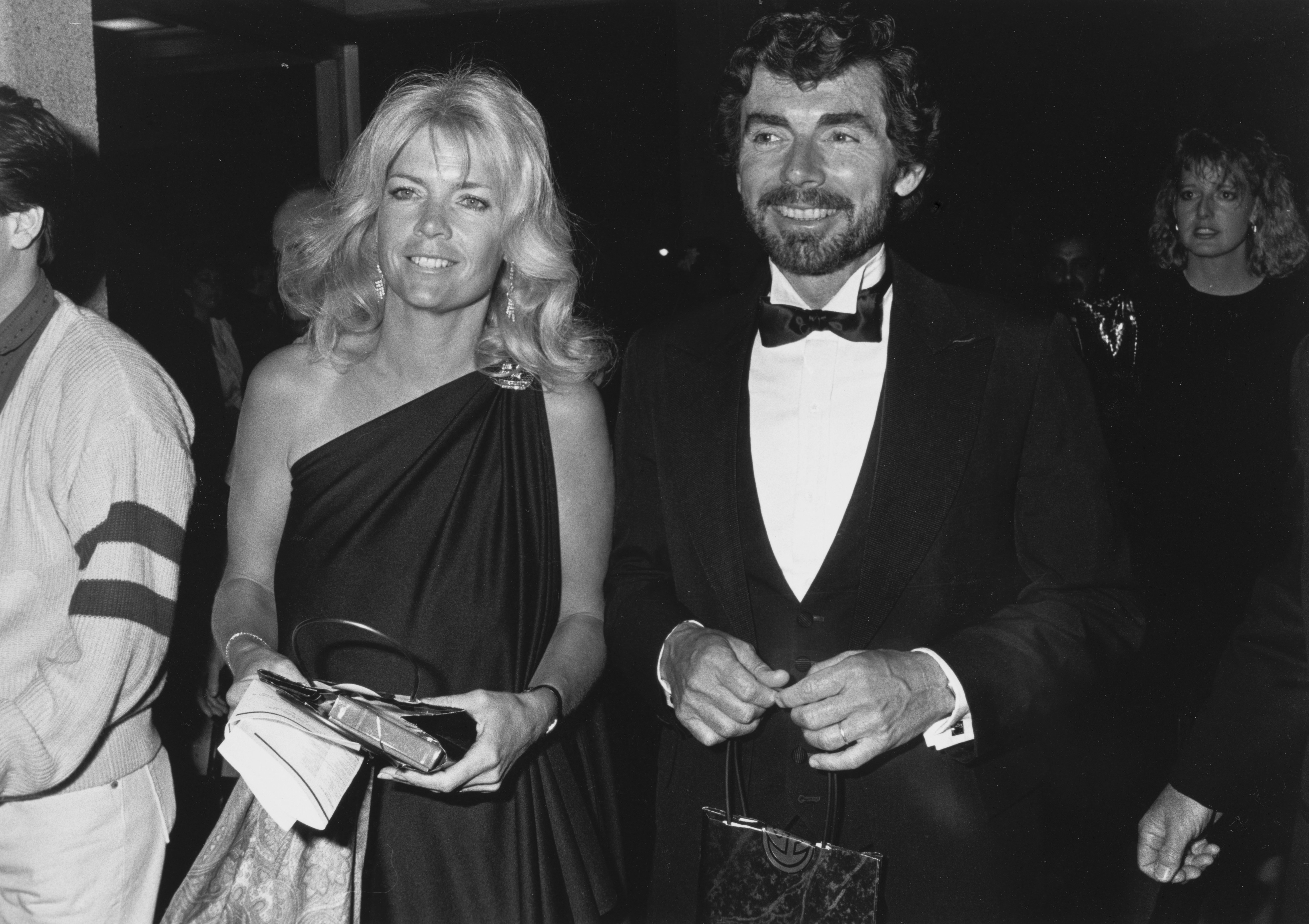 Meredith Baxter and David Birney at the Rudolph Valentino International Cinema & Television Awards on April 8, 1987 | Source: Getty Images