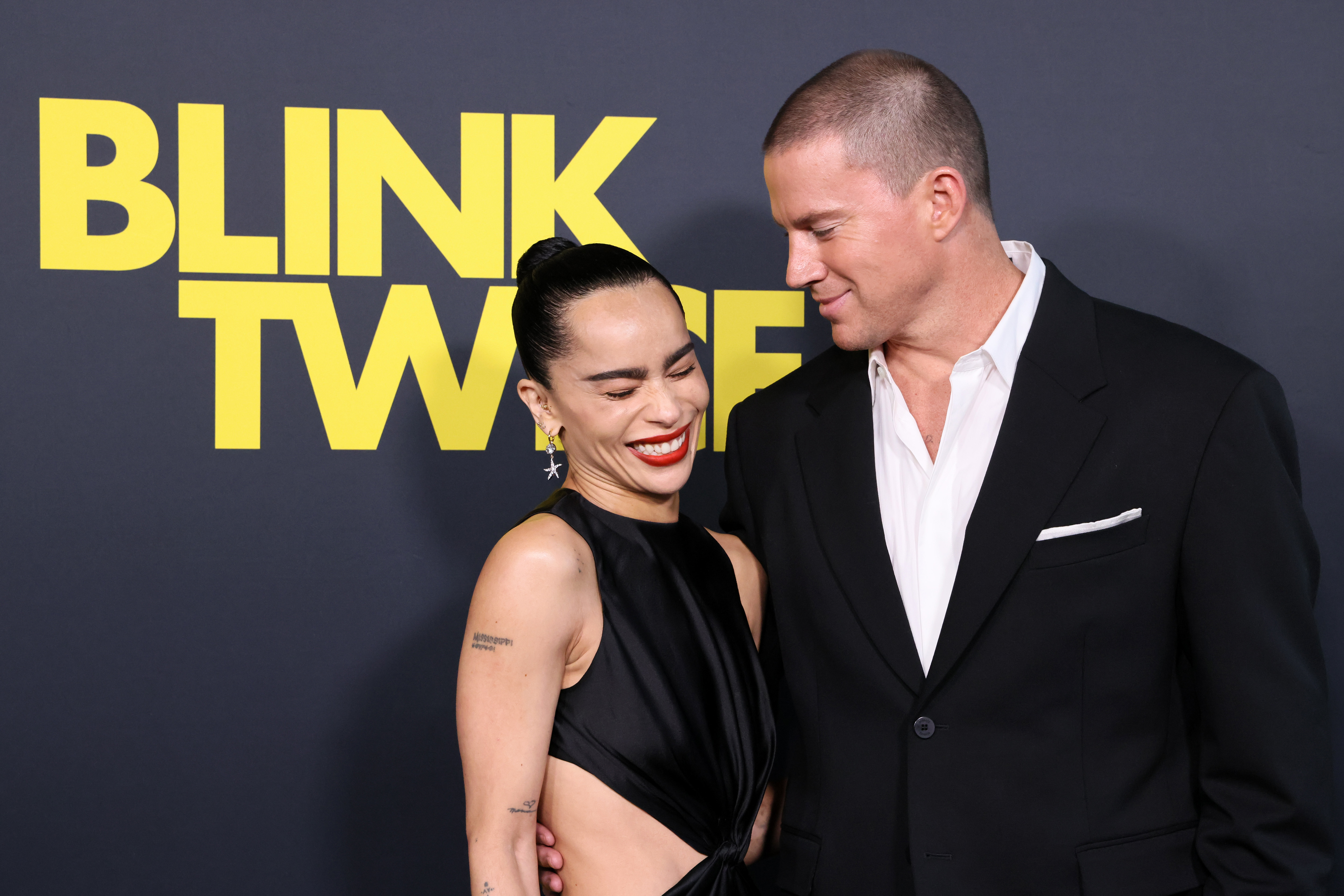 Zoë Kravitz and Channing Tatum on August 8, 2024, in Los Angeles, California | Source: Getty Images