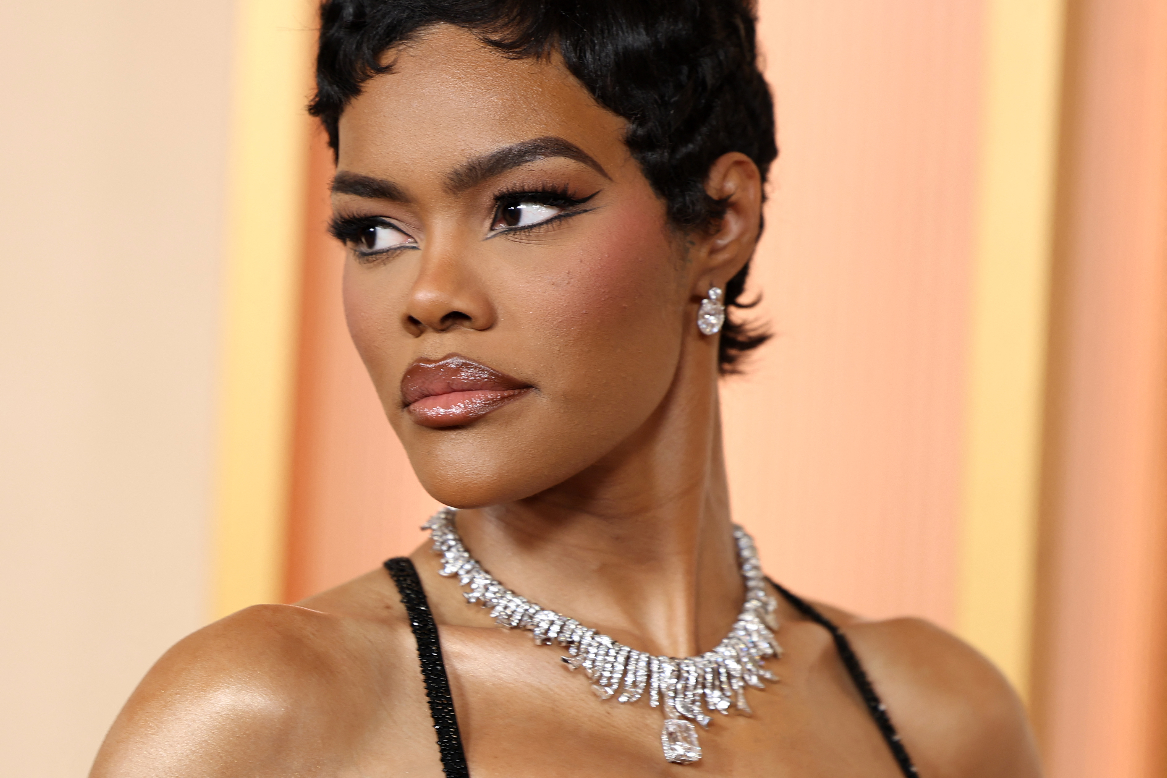 Teyana Taylor posing at the Dolby Theatre. | Source: Getty Images