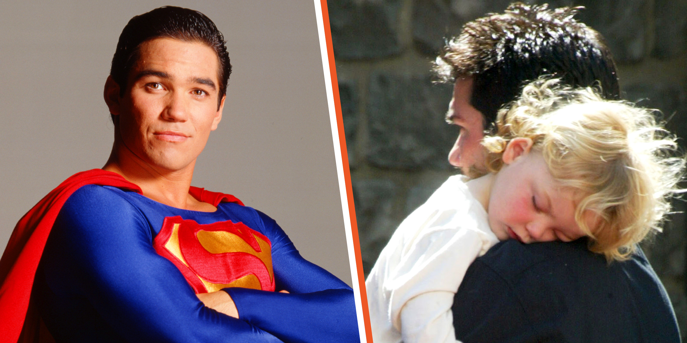 Dean Cain, 1995 | Dean Cain and Christopher Cain, 2002 | Source: Getty Images