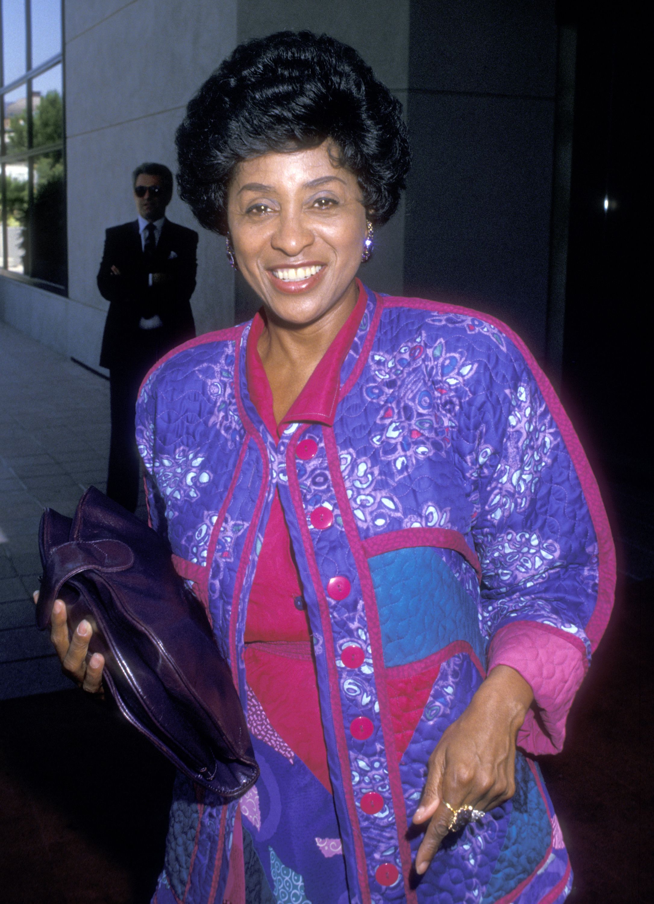 Actress Marla Gibbs at the NBC Television Affiliates Party on August 7, 1988 at The Registry Hotel in Universal City, California. | Photo: Getty Images
