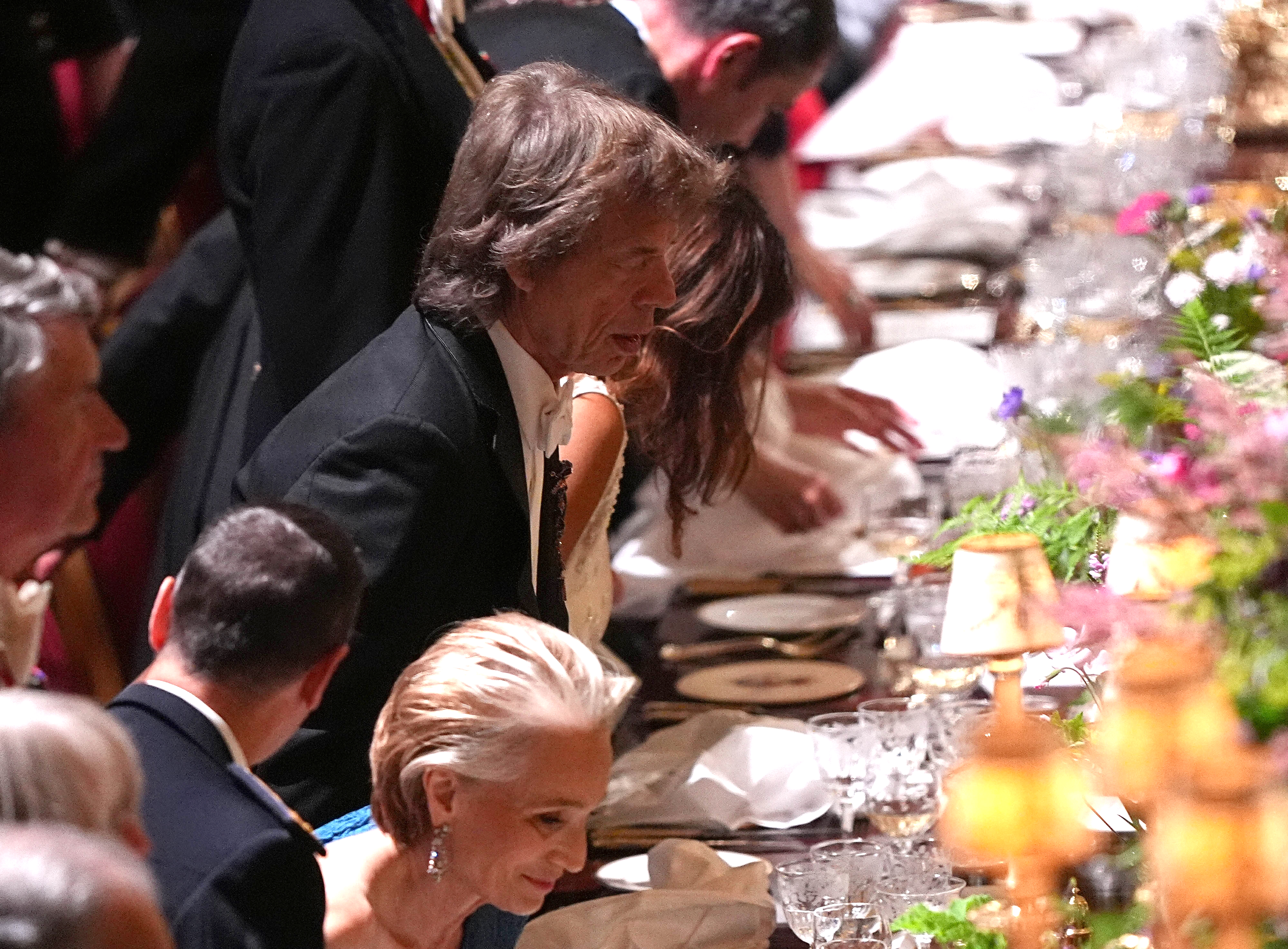 Mick Jagger at the State Banquet on July 8, 2025. | Source: Getty Images