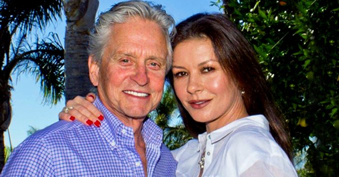Michael Douglas y Catherine Zeta-Jones en las Bermudas el día de San Valentín de 2019. | Foto: Instagram/michaelkirkdouglas