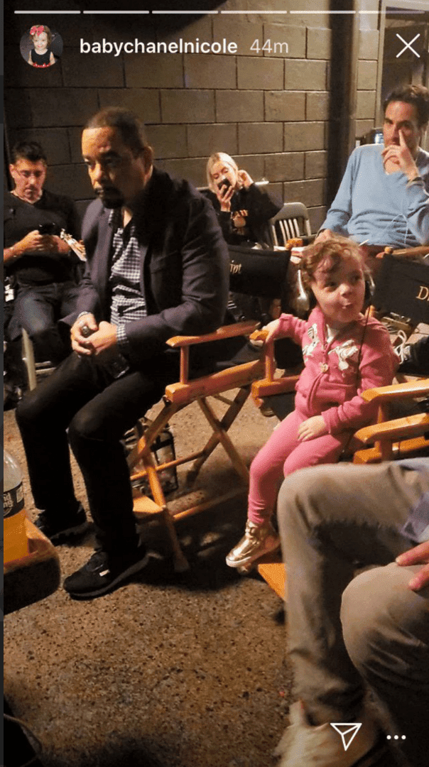 Ice-T's daughter Chanel Nicole on the set of "Law & Order: SVU" | Photo: Instagram/ Chanel Nicole