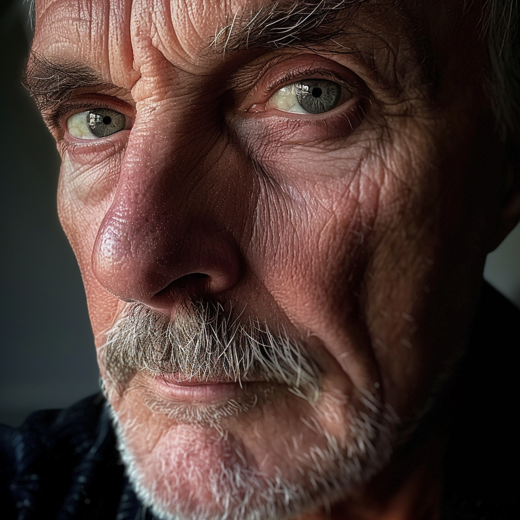 A close-up of an older man | Source: Midjourney