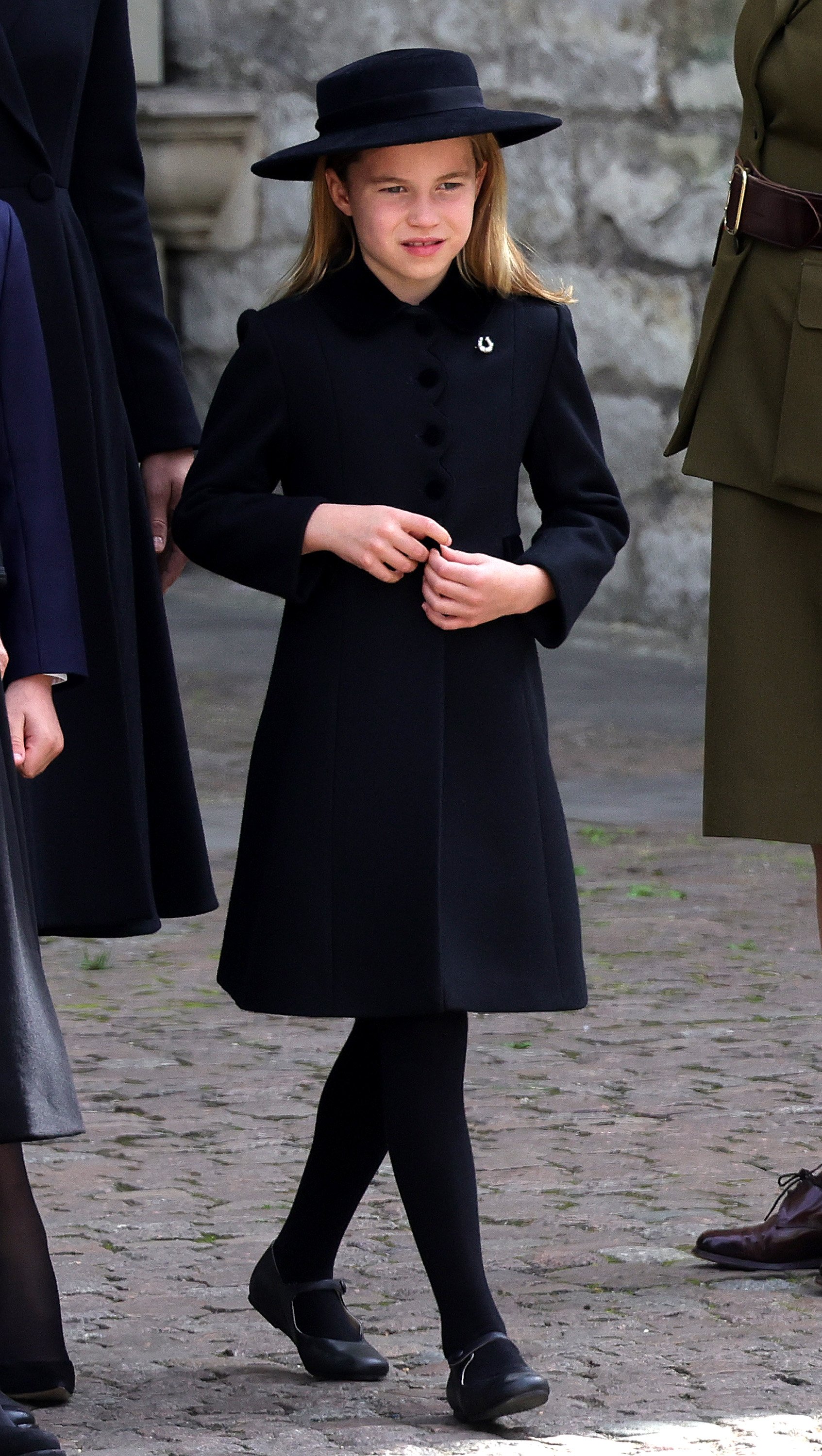 Prinzessin Charlotte ist während des Staatsbegräbnisses von Königin Elizabeth II. in der Westminster Abbey am 19. September 2022 in London, England, zu sehen | Quelle: Getty Images