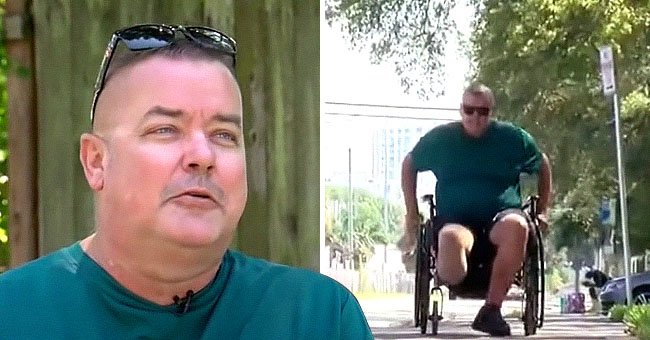 Man's wheelchair is falling apart but he has a difficult time reaching the company that said they would send him a new one | Photo: Youtube/wfla