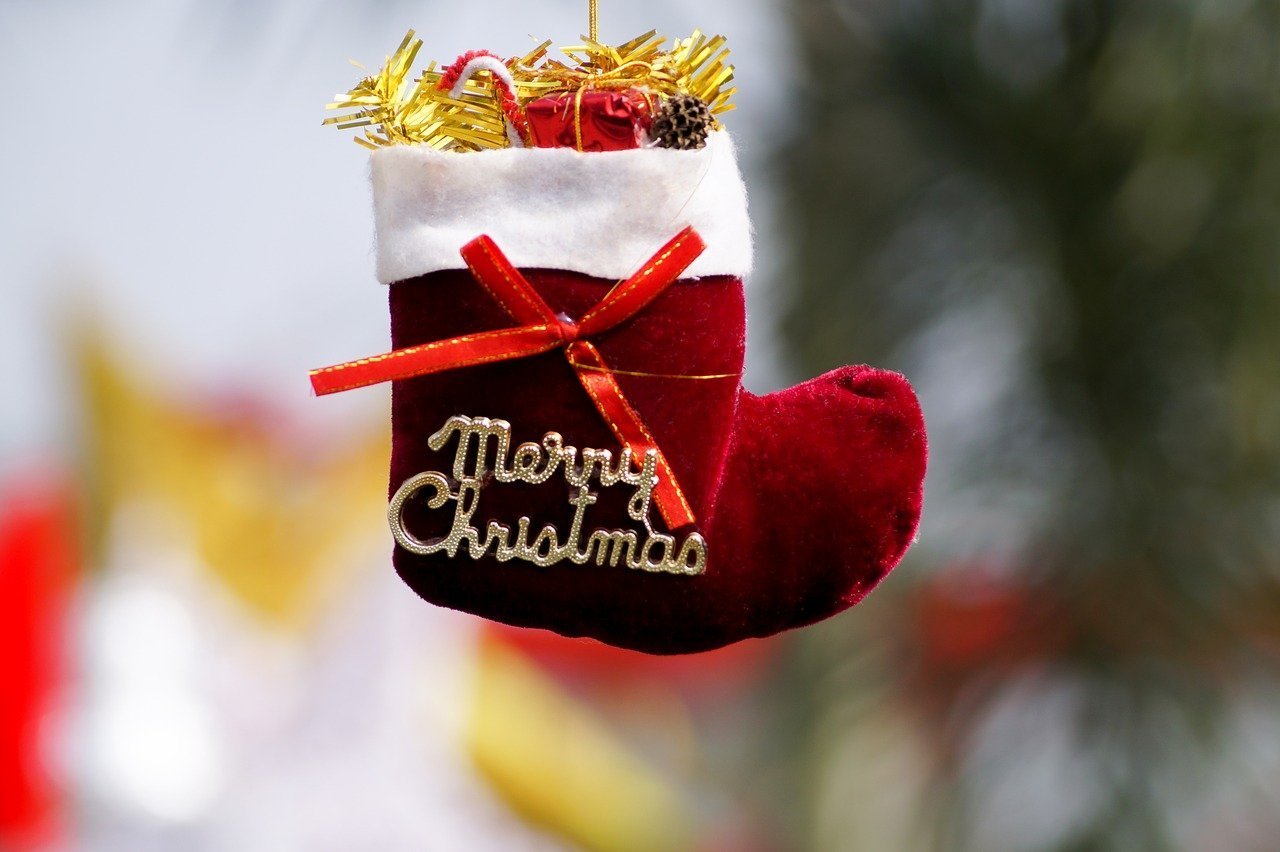 Merry Christmas stocking card | Photo: Pixabay.com