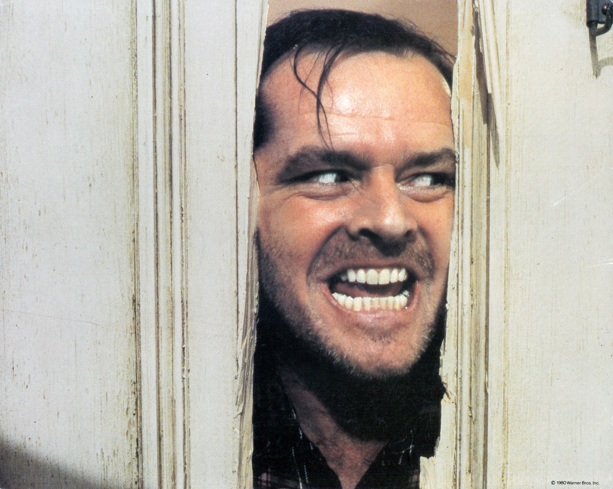 Jack Nicholson on the set of "The Shining," 1980 | Source: Getty Images