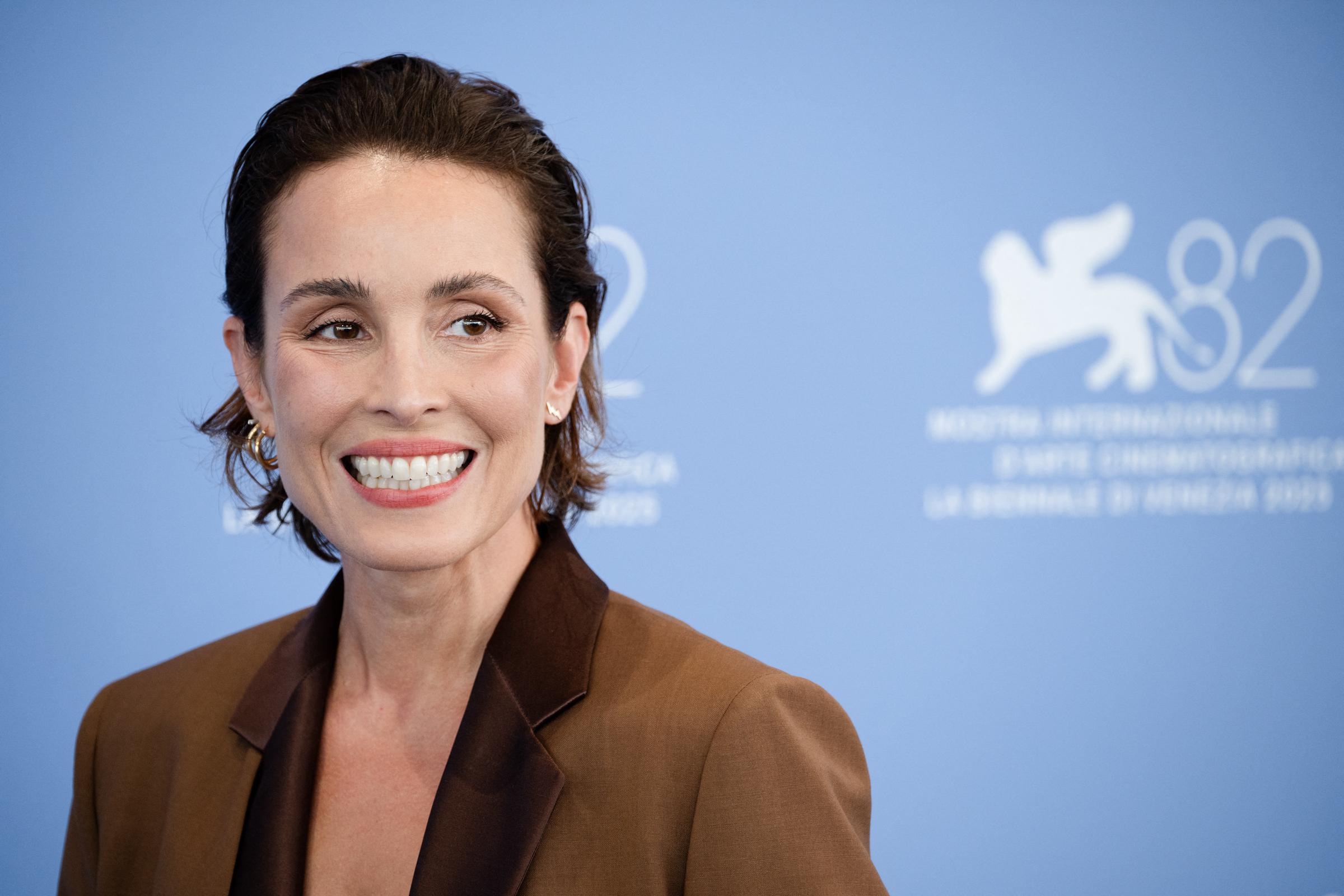 Noomi Rapace at the photocall for "Mother" during the 82nd Venice Film Festival on August 27, 2025, in Italy. | Source: Getty Images