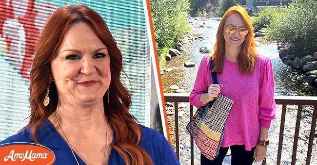 Ree Drummond speaks onstage at Hearst Magazines' Unbound Access MagFront at Hearst Tower on October 17, 2017, in New York (left), Photo of Ree Drummond (right) | Photo: Getty Images, Instagram.com/thepioneerwoman