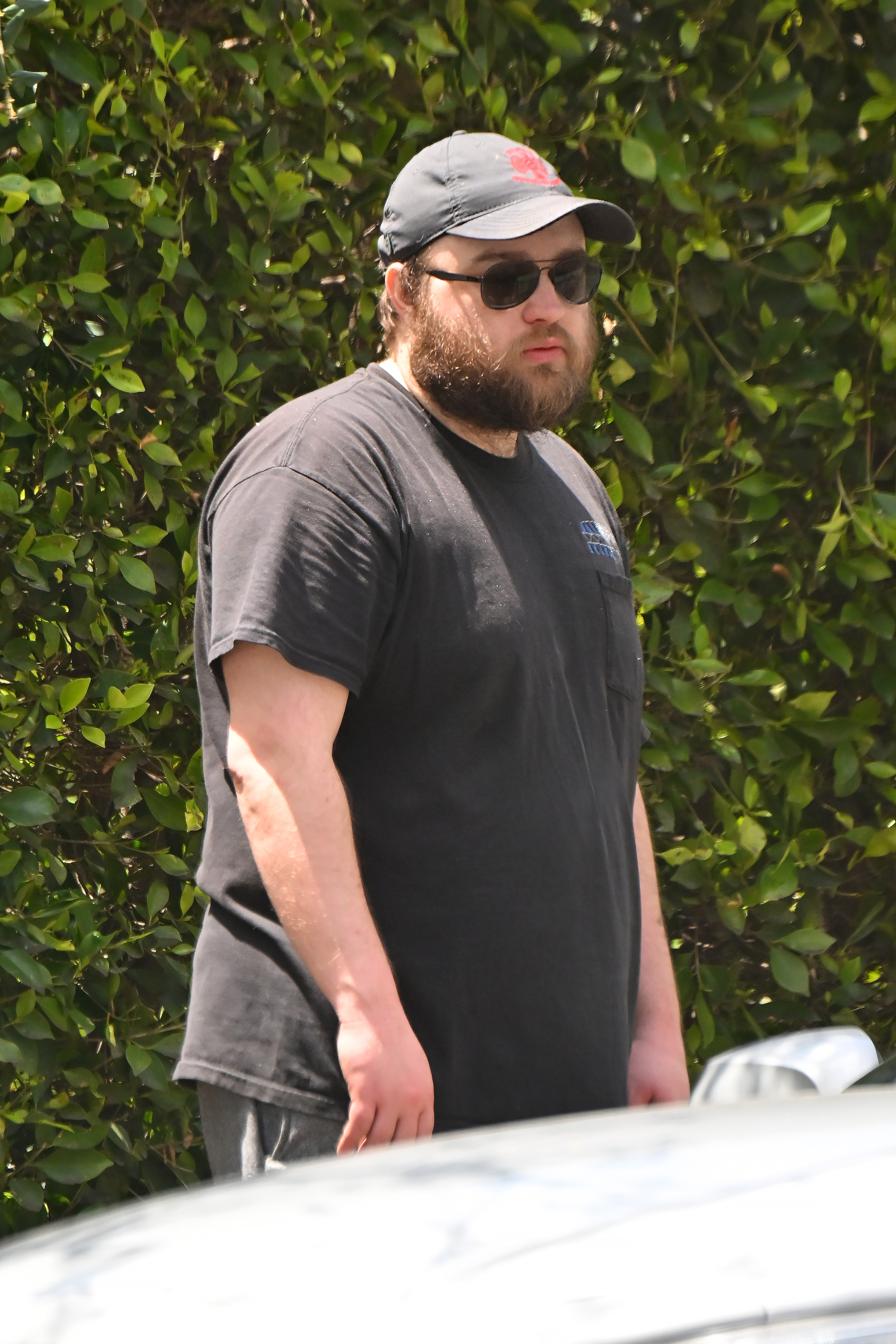 Angus T Jones seen on April 18, 2024 in Los Angeles, California. | Source: Getty Images