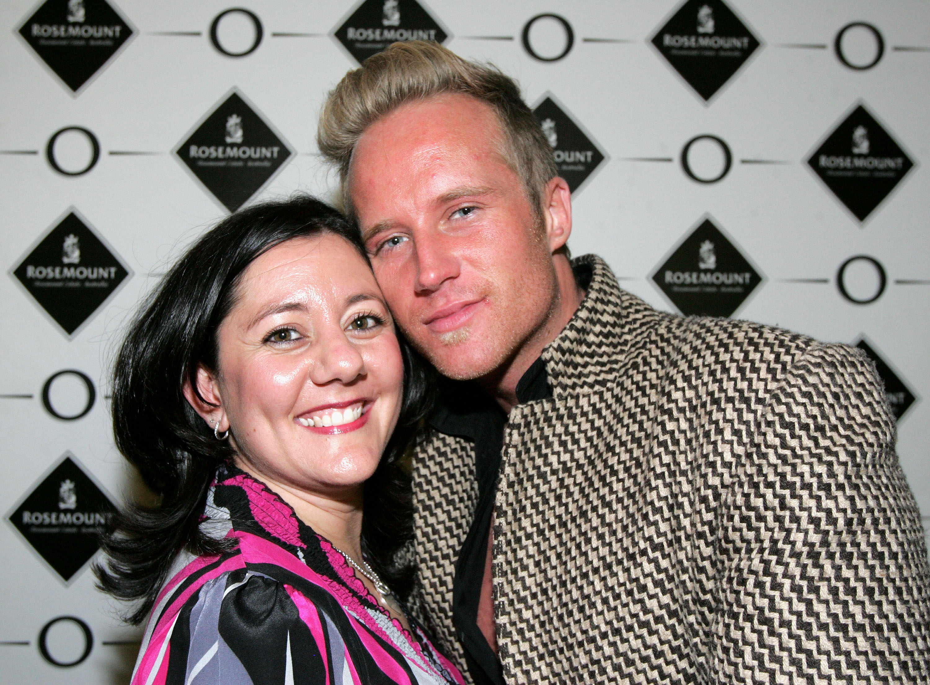 Lucia Labbate and Jai Evans attend the IMG Rosemount Australian Fashion Week on May 2, 2008 in Sydney, Australia | Source: Getty Images