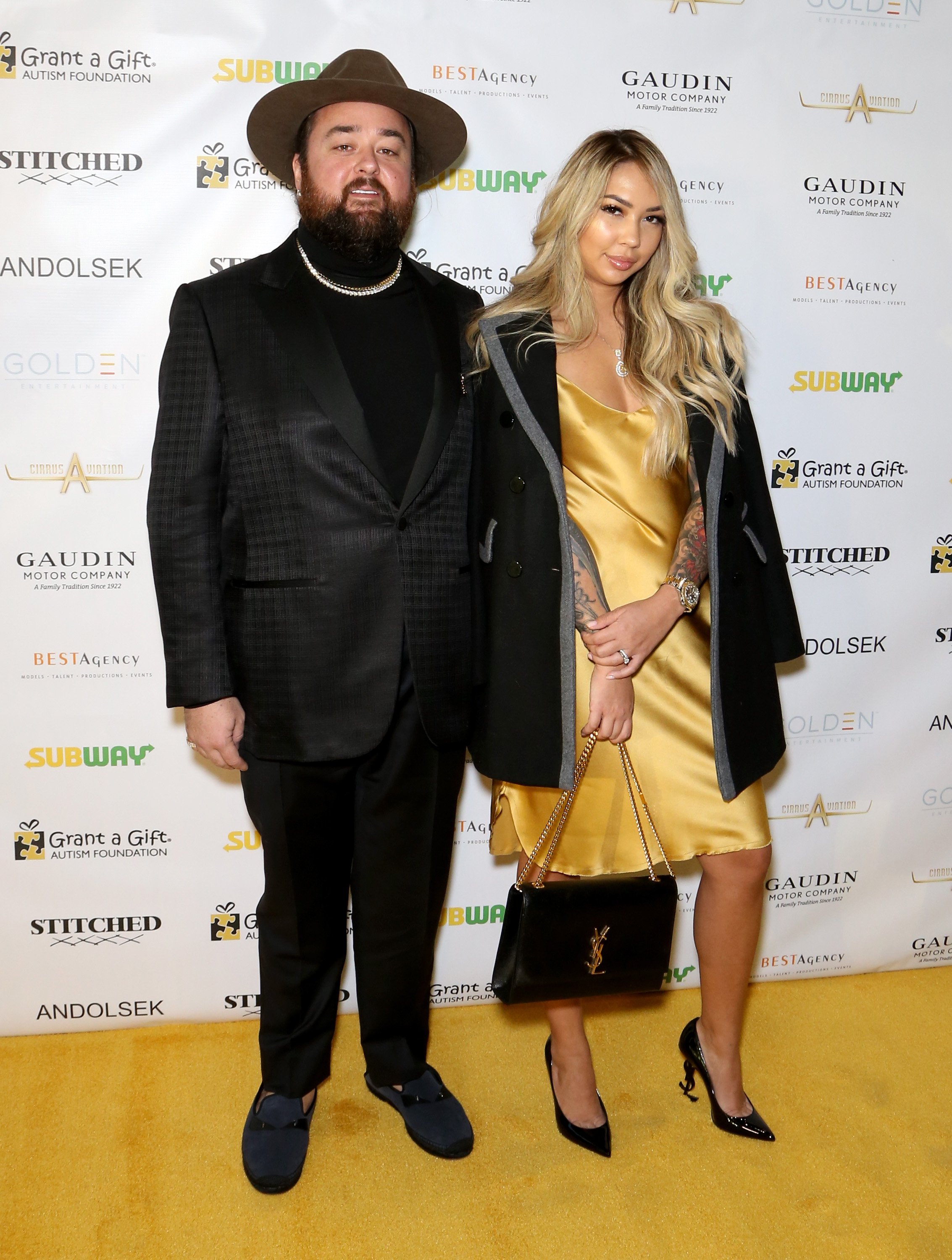 Austin "Chumlee" Russell and Olivia Rademann attends the Grant a Gift Autism Foundation's ninth annual Fashion for Autism gala "A Golden Night" at T-Mobile Arena on October 25, 2018, in Las Vegas, Nevada. | Source: Getty Images