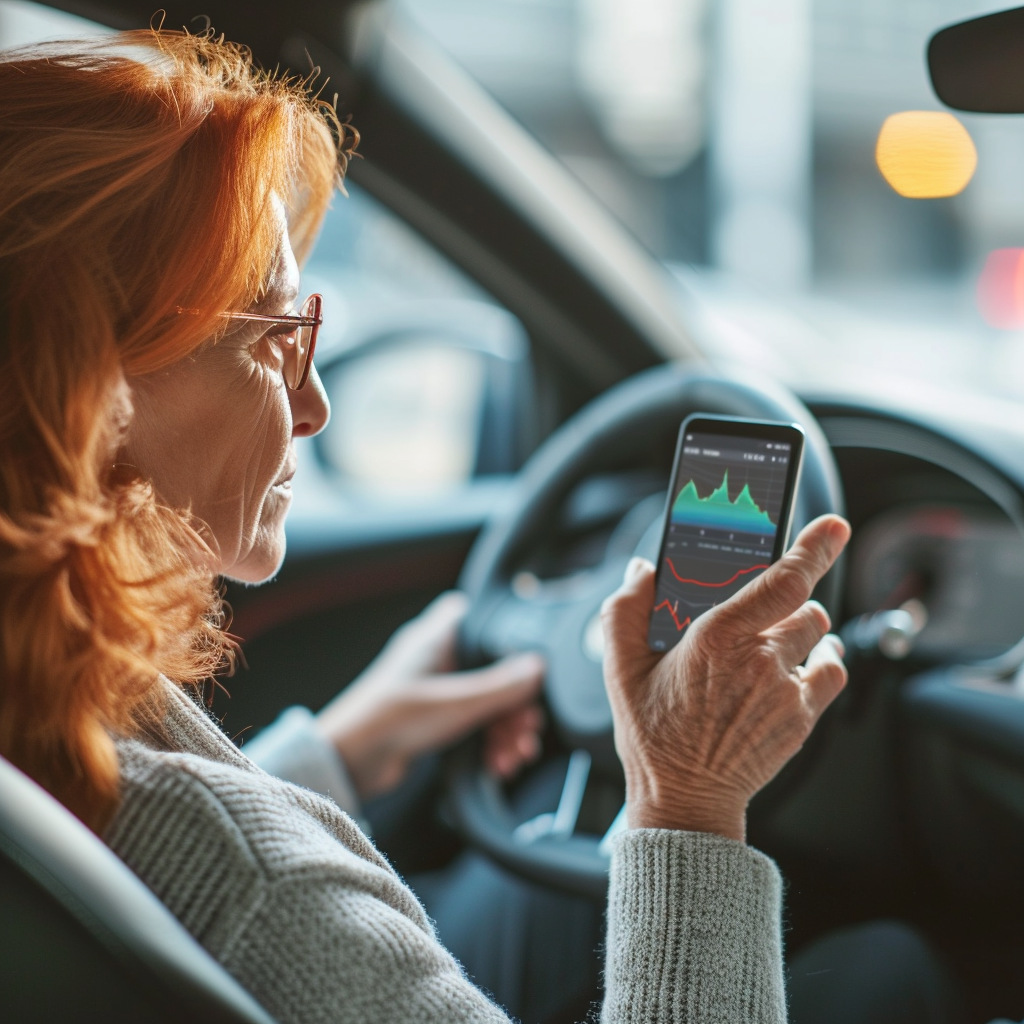 A woman driving a cab | Source: Midjourney