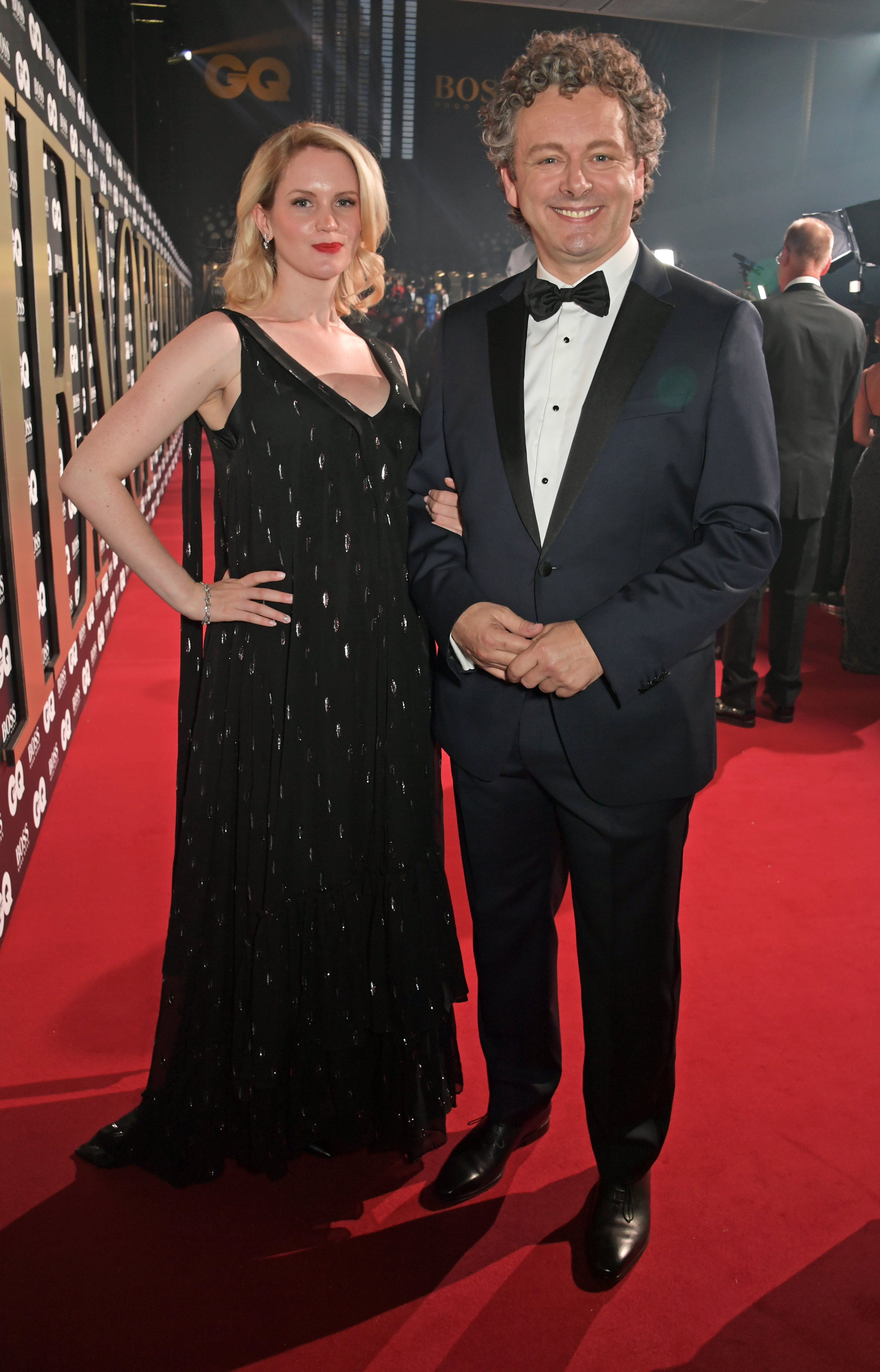  Anna Lundberg and Michael Sheen pose at the GQ Men Of The Year Awards 2019 on September 3, 2019, in London | Source: Getty Images