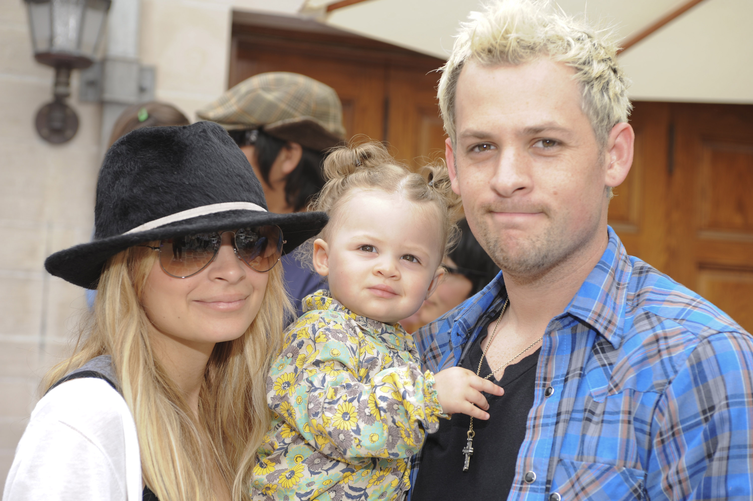 Nicole Richie, Harlow Madden and Joel Madden at The 3rd Annual Kidstock Music and Arts Festival at Greystone Mansion on May 31, 2009 in Beverly Hills, California. | Source: Getty Images