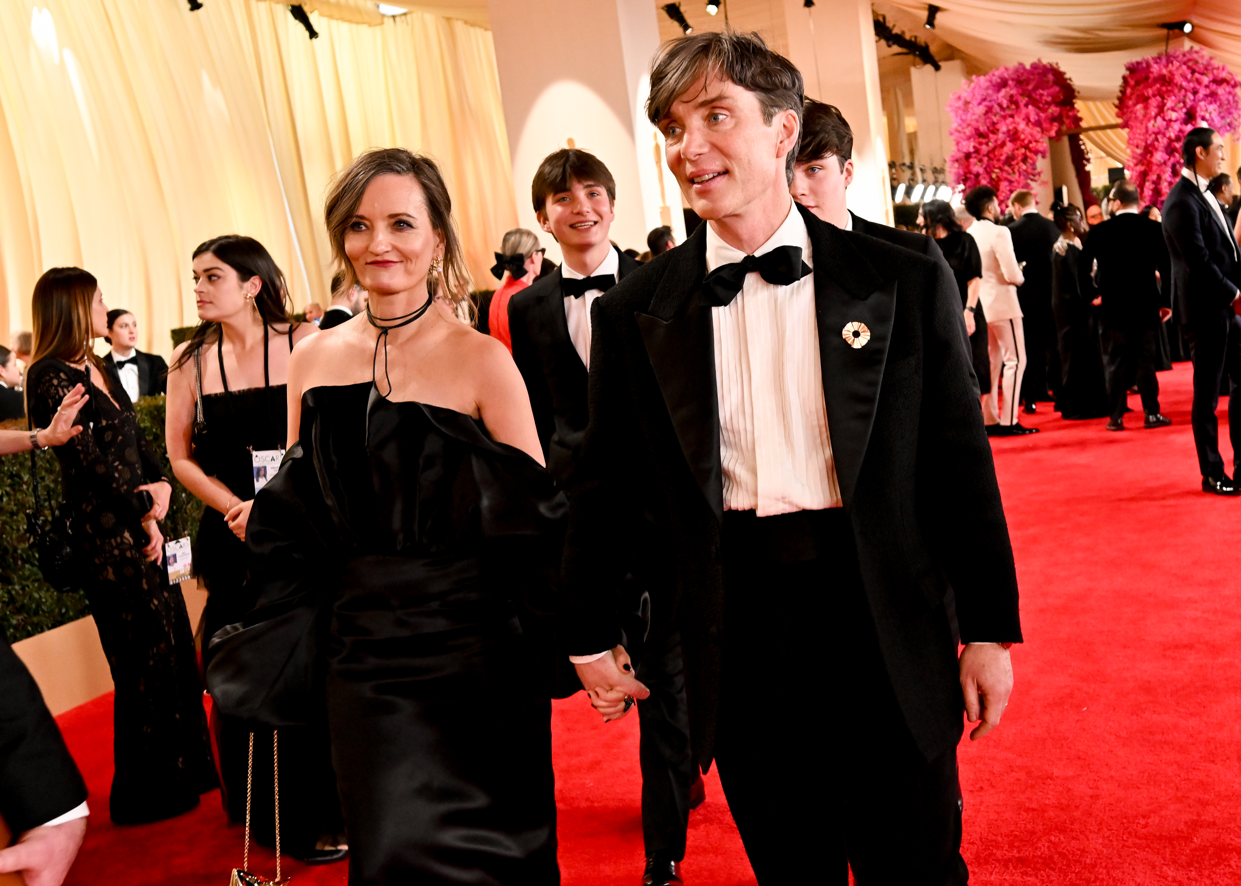 Yvonne McGuinness and Cillian Murphy at the 96th Annual Oscars held at the Ovation Hollywood in Los Angeles, California, on March 10, 2024. | Source: Getty Images