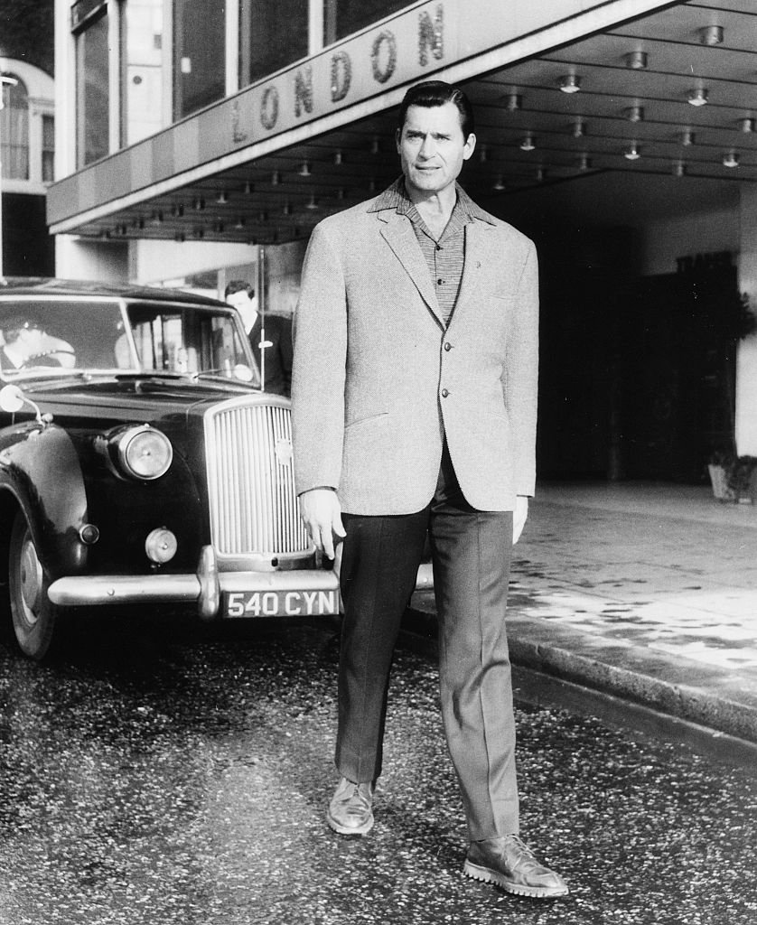 Actor Clint Walker visiting London, on his way to India to film 'Maya the Magnificent' on January 22nd 1965. | Photo: Getty Images